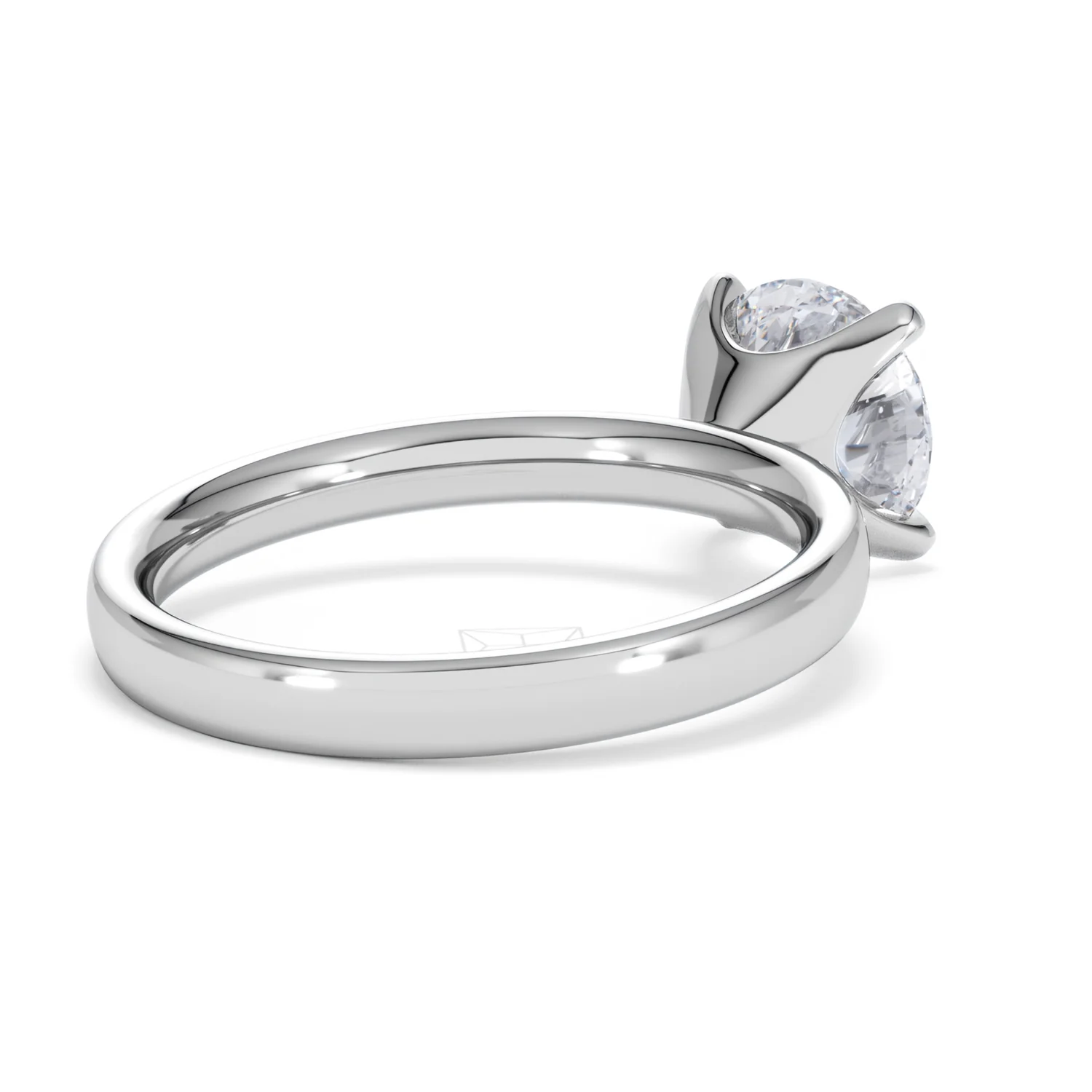 Origin 2.00ct Round Cut Lab Diamond Solitaire Engagement Ring in 18K White Gold - Image 38
