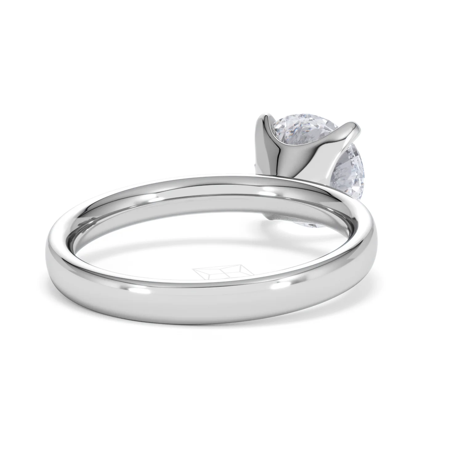Origin 2.00ct Round Cut Lab Diamond Solitaire Engagement Ring in 18K White Gold - Image 41