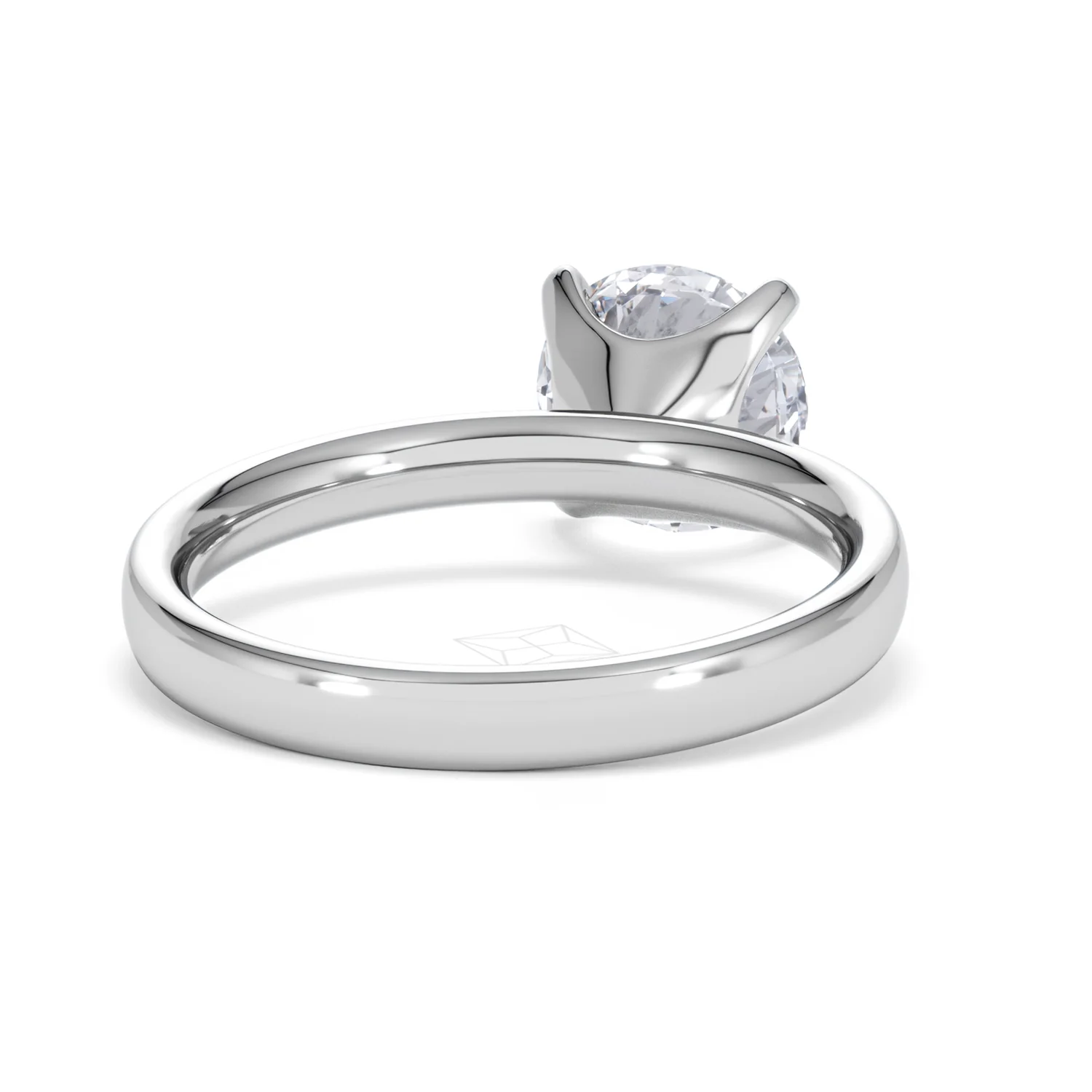 Origin 2.00ct Round Cut Lab Diamond Solitaire Engagement Ring in 18K White Gold - Image 43