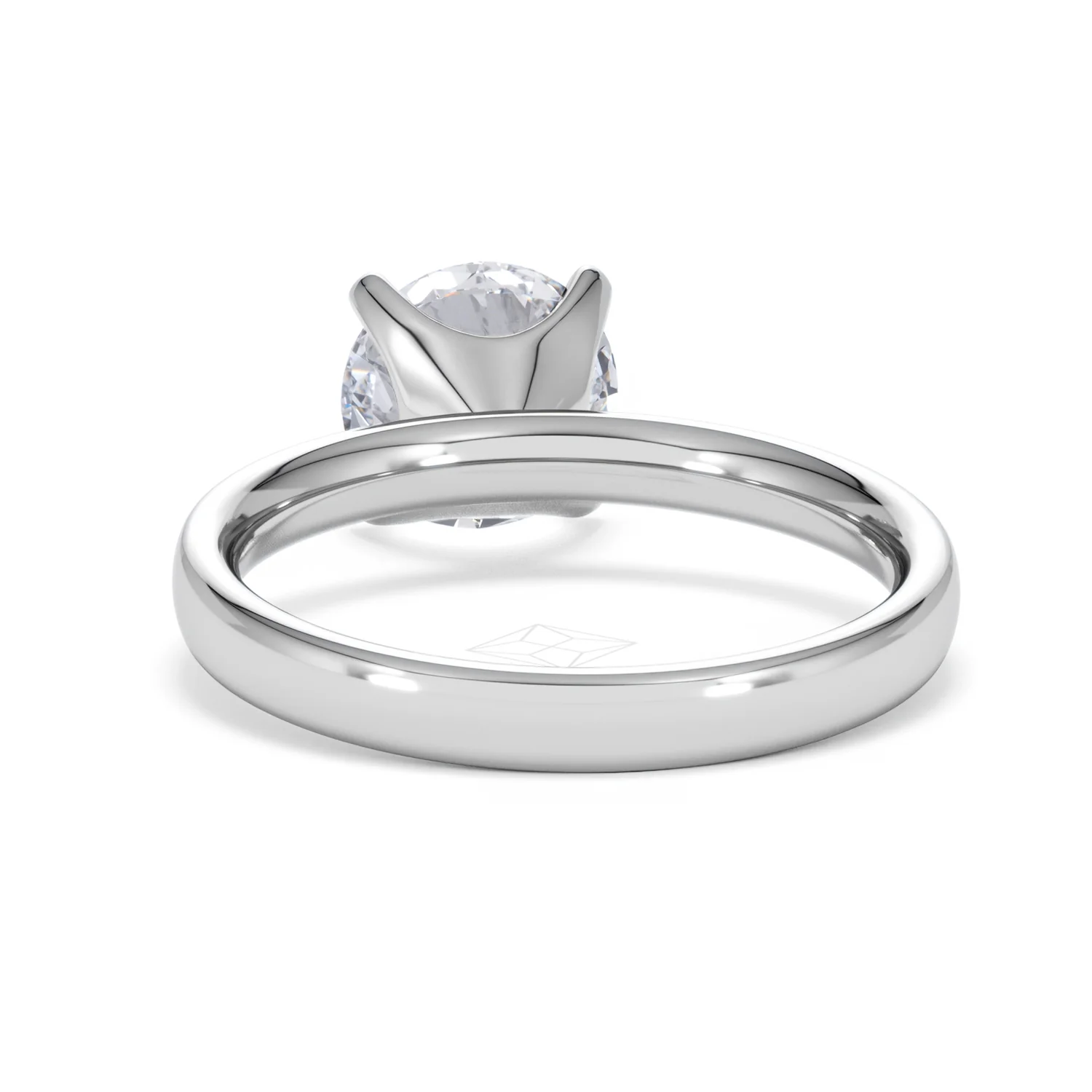 Origin 2.00ct Round Cut Lab Diamond Solitaire Engagement Ring in 18K White Gold - Image 49