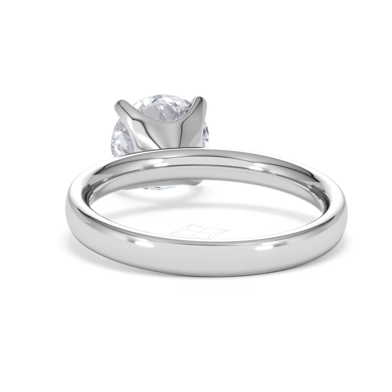 Origin 2.00ct Round Cut Lab Diamond Solitaire Engagement Ring in 18K White Gold - Image 50