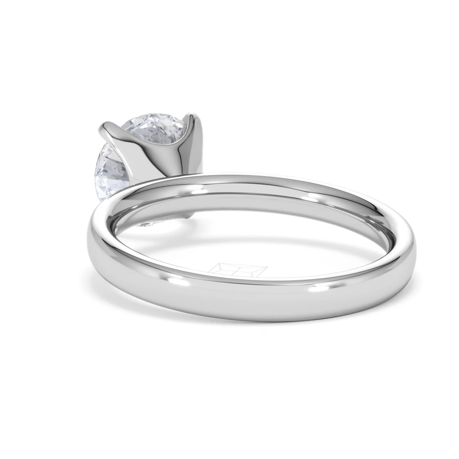 Origin 2.00ct Round Cut Lab Diamond Solitaire Engagement Ring in 18K White Gold - Image 53