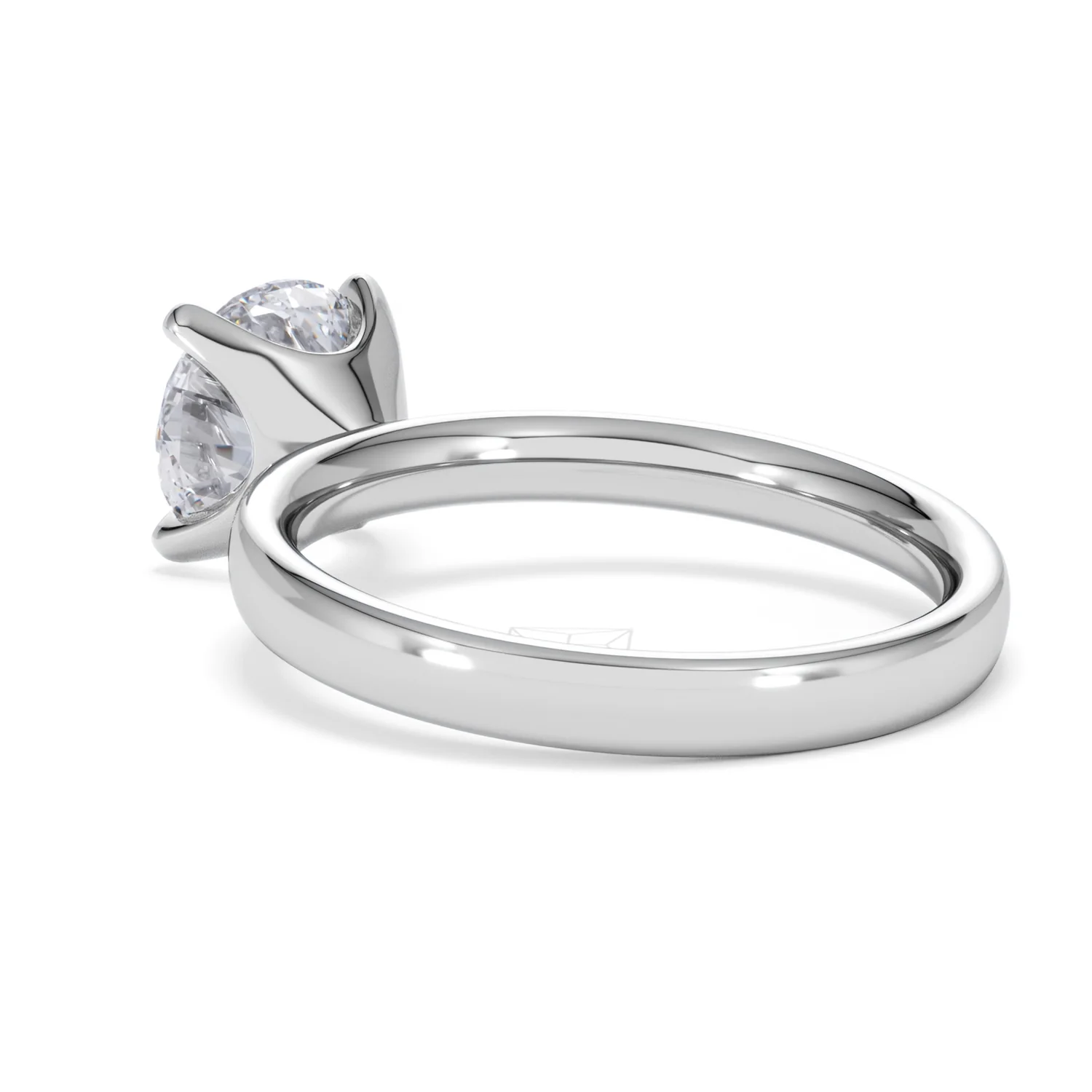 Origin 2.00ct Round Cut Lab Diamond Solitaire Engagement Ring in 18K White Gold - Image 56