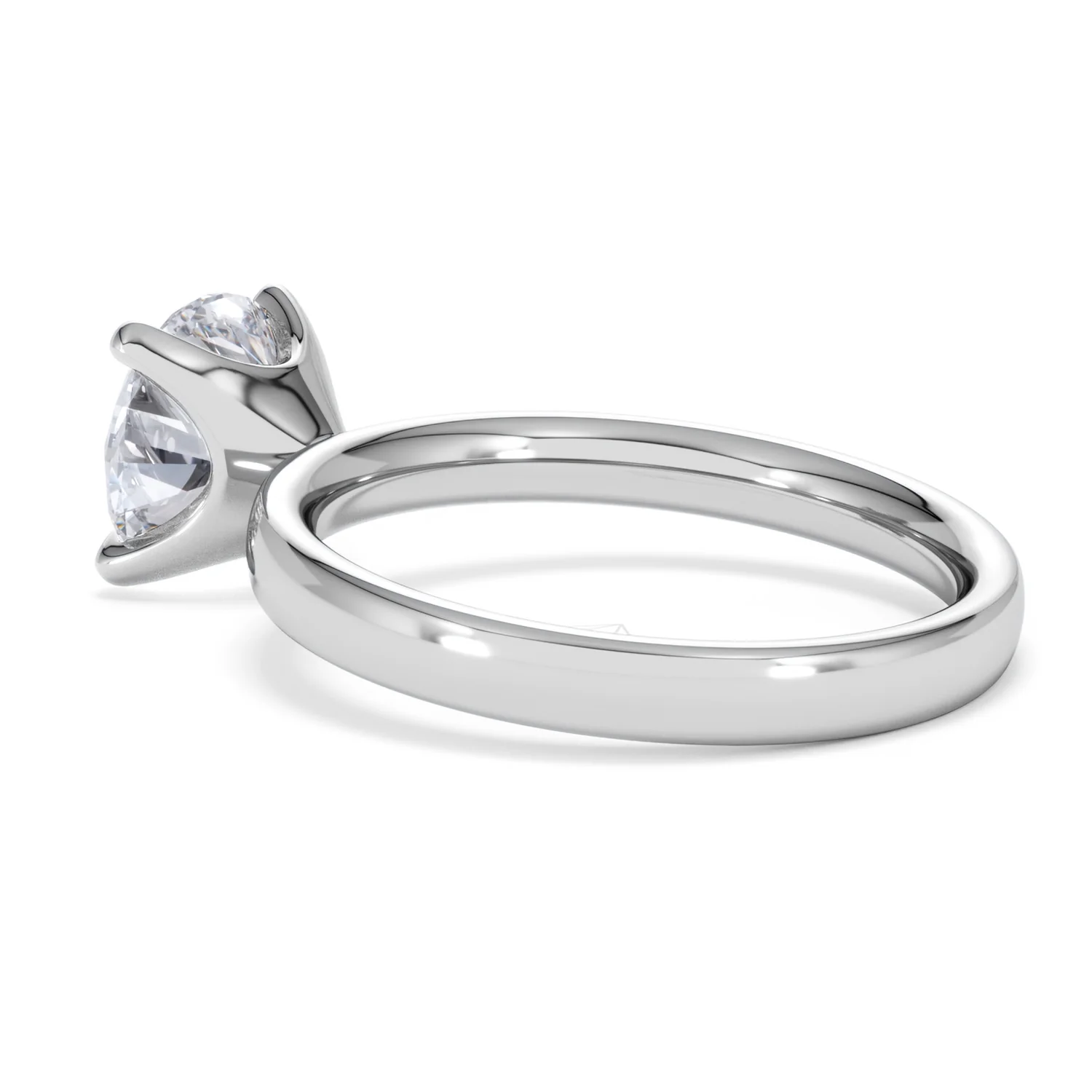 Origin 2.00ct Round Cut Lab Diamond Solitaire Engagement Ring in 18K White Gold - Image 59