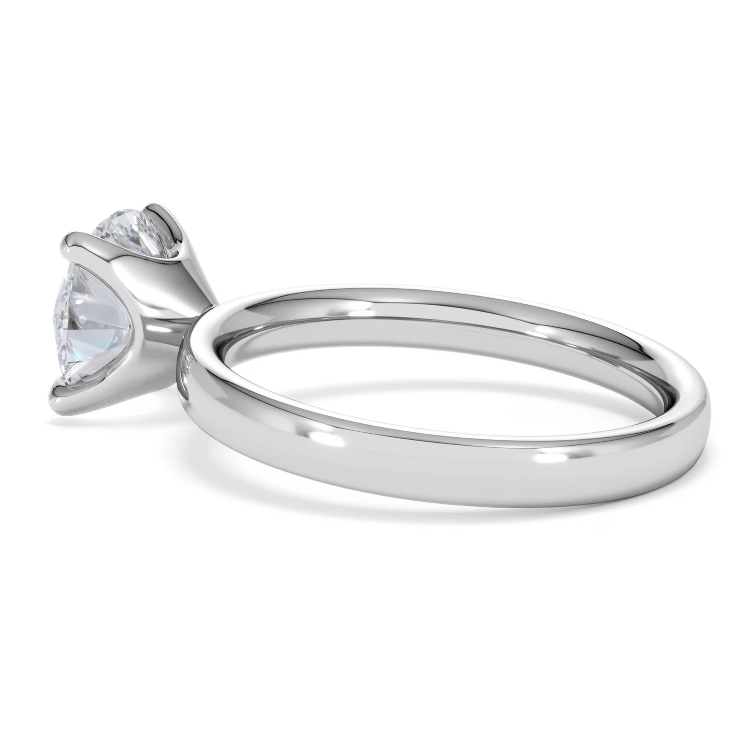 Origin 2.00ct Round Cut Lab Diamond Solitaire Engagement Ring in 18K White Gold - Image 61