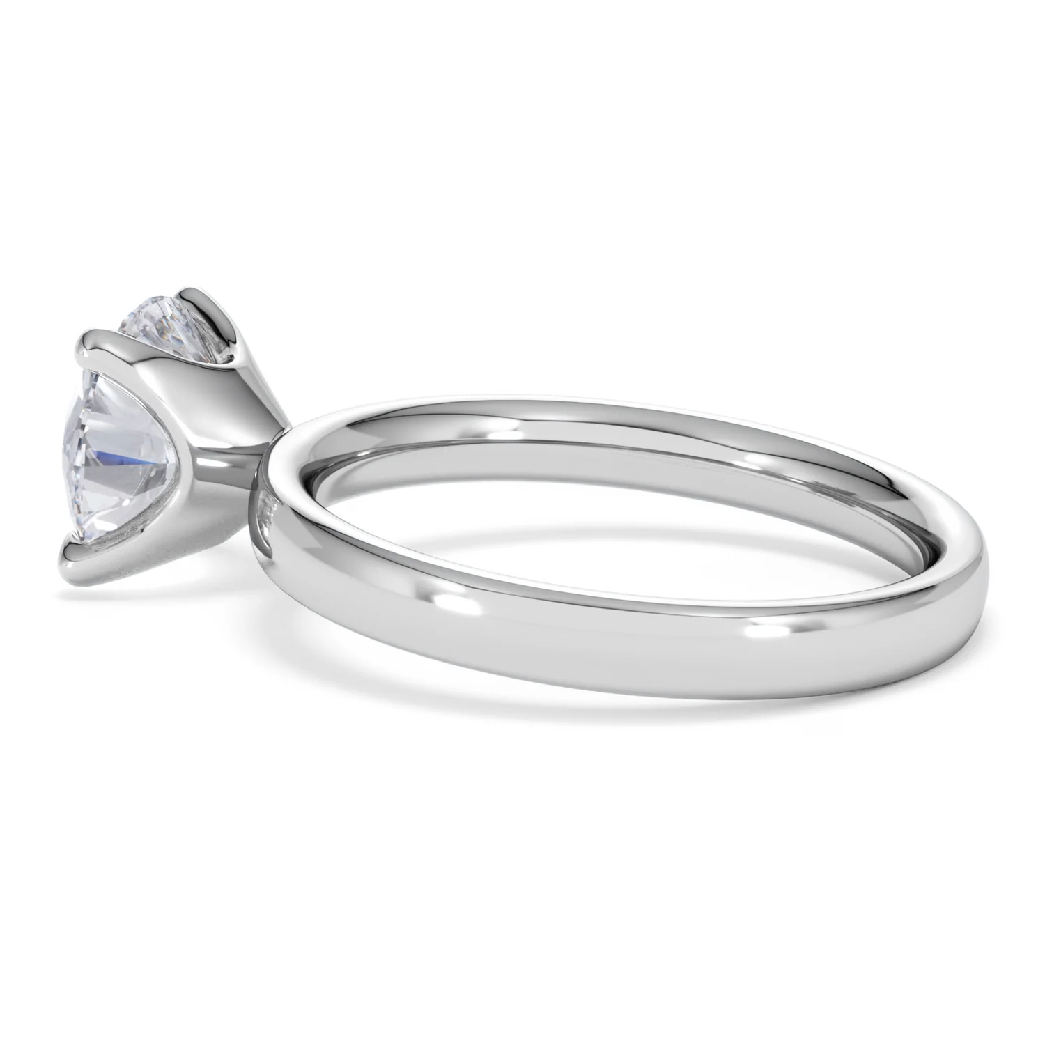 Origin 2.00ct Round Cut Lab Diamond Solitaire Engagement Ring in 18K White Gold - Image 62