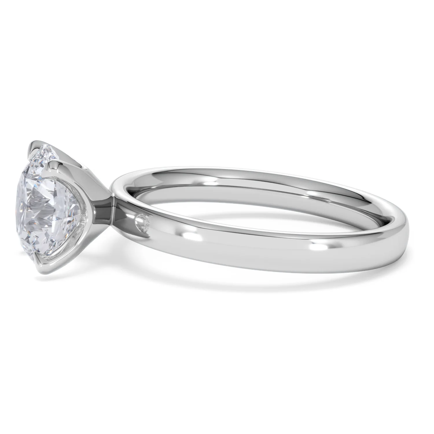 Origin 2.00ct Round Cut Lab Diamond Solitaire Engagement Ring in 18K White Gold - Image 70