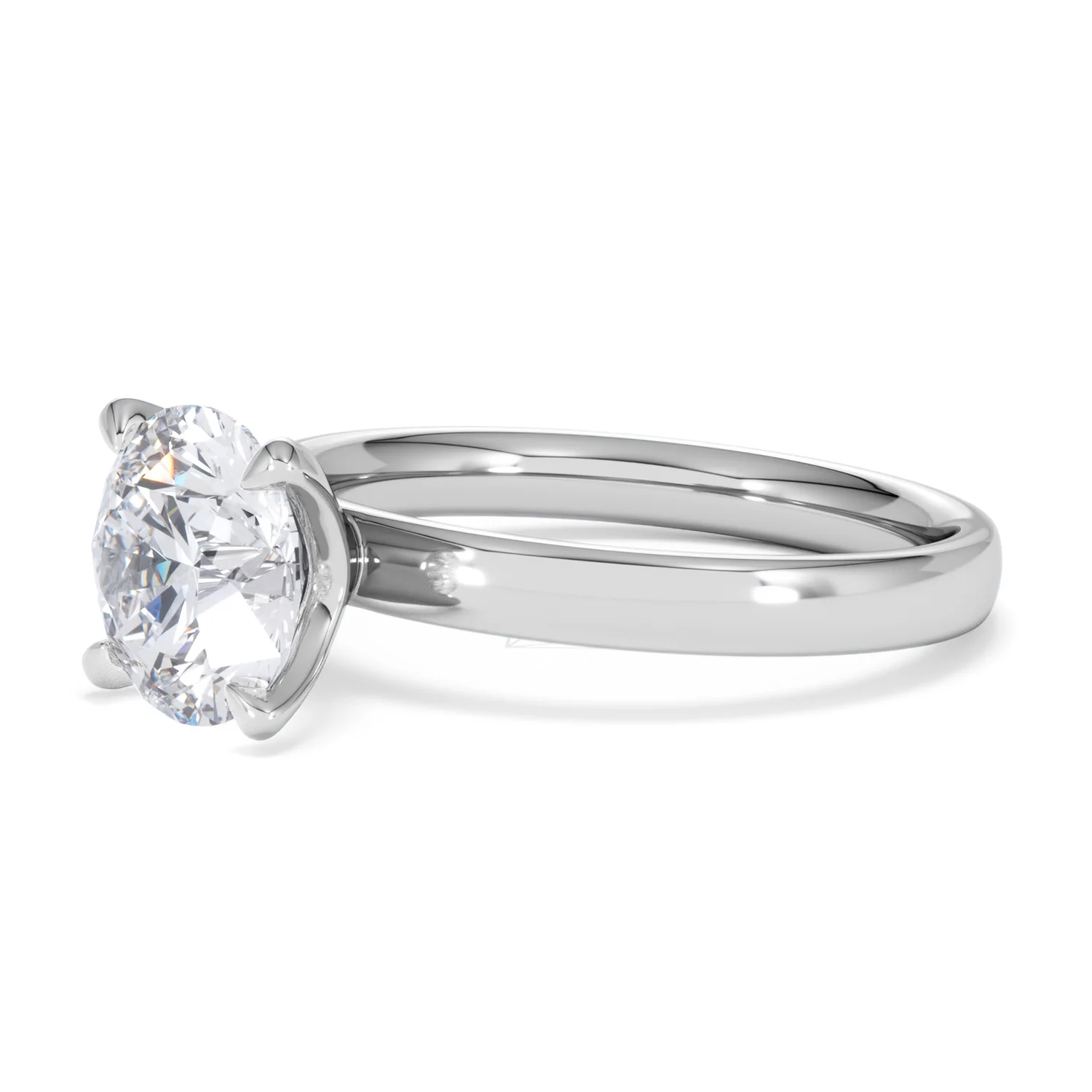 Origin 2.00ct Round Cut Lab Diamond Solitaire Engagement Ring in 18K White Gold - Image 76