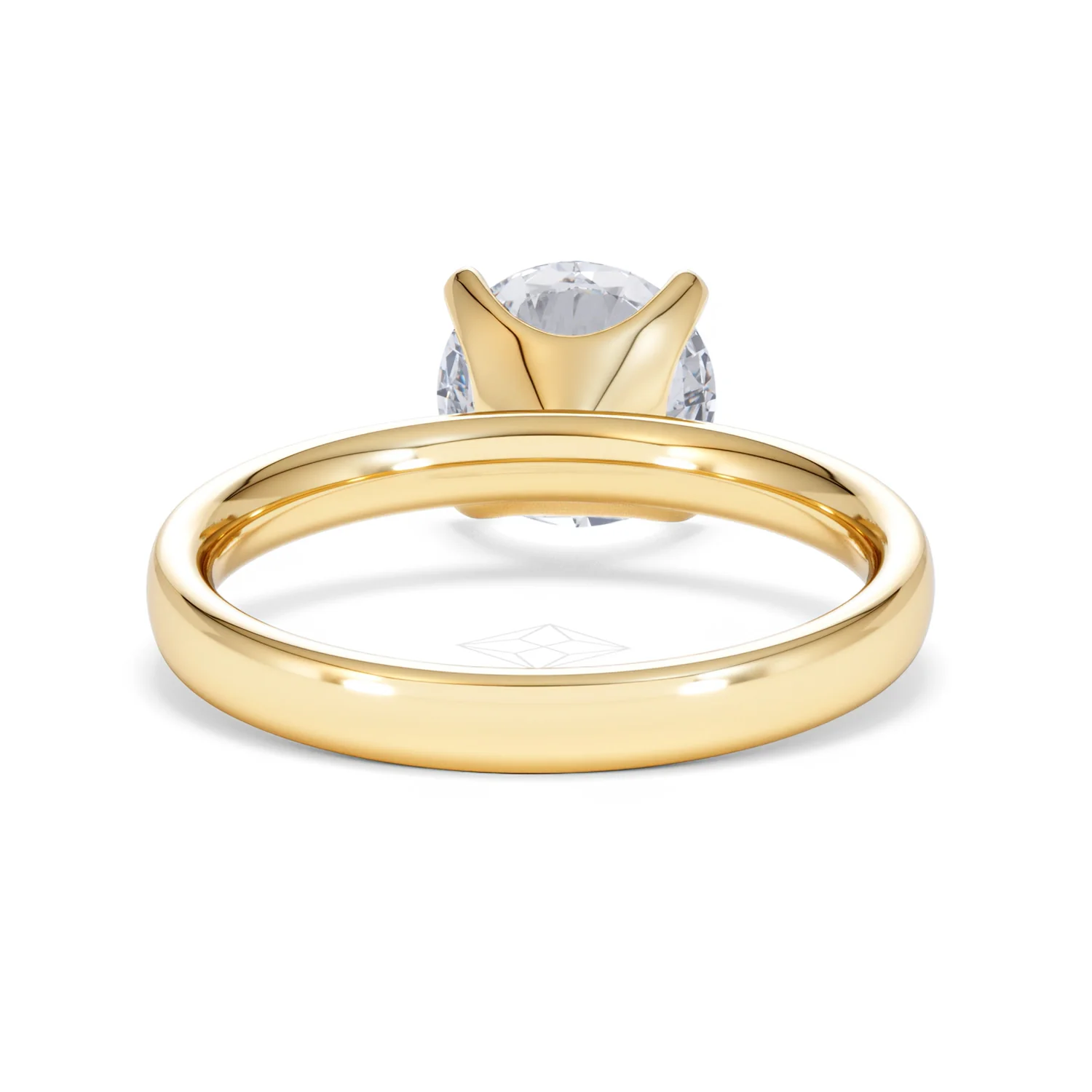 Origin 2.00ct Round Cut Lab Diamond Solitaire Engagement Ring in 18K Yellow Gold - Image 46