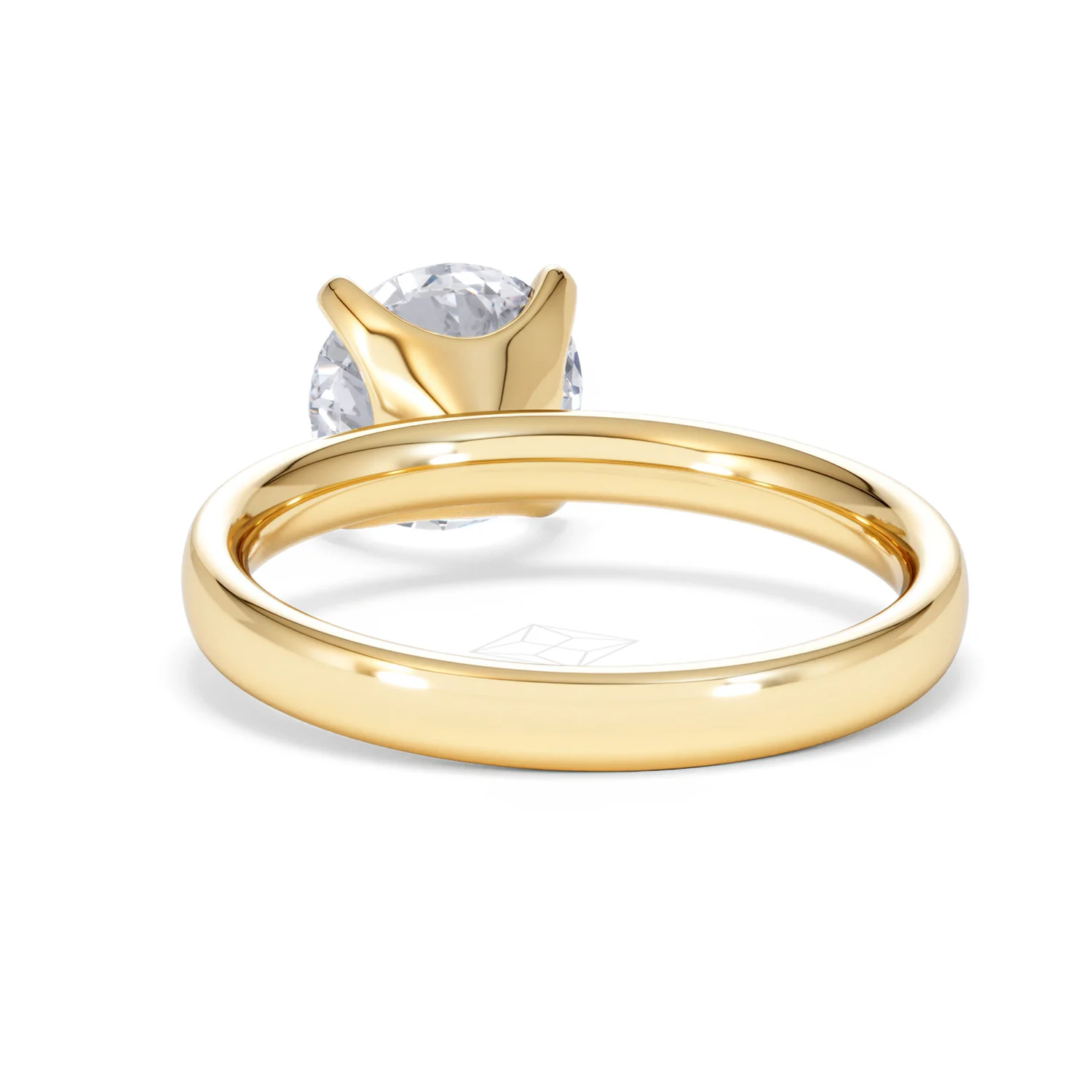 Origin 2.00ct Round Cut Lab Diamond Solitaire Engagement Ring in 18K Yellow Gold - Image 50