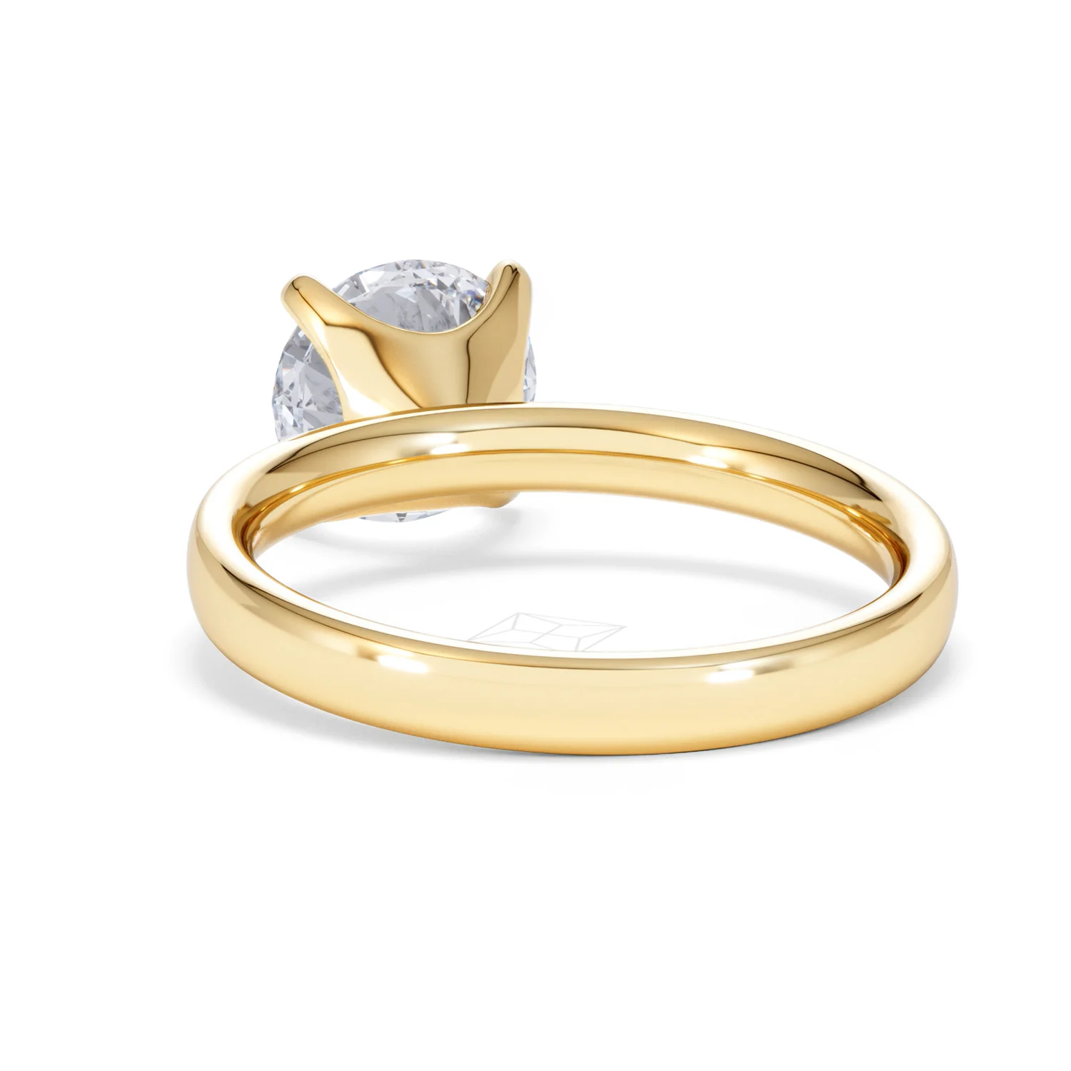 Origin 2.00ct Round Cut Lab Diamond Solitaire Engagement Ring in 18K Yellow Gold - Image 51