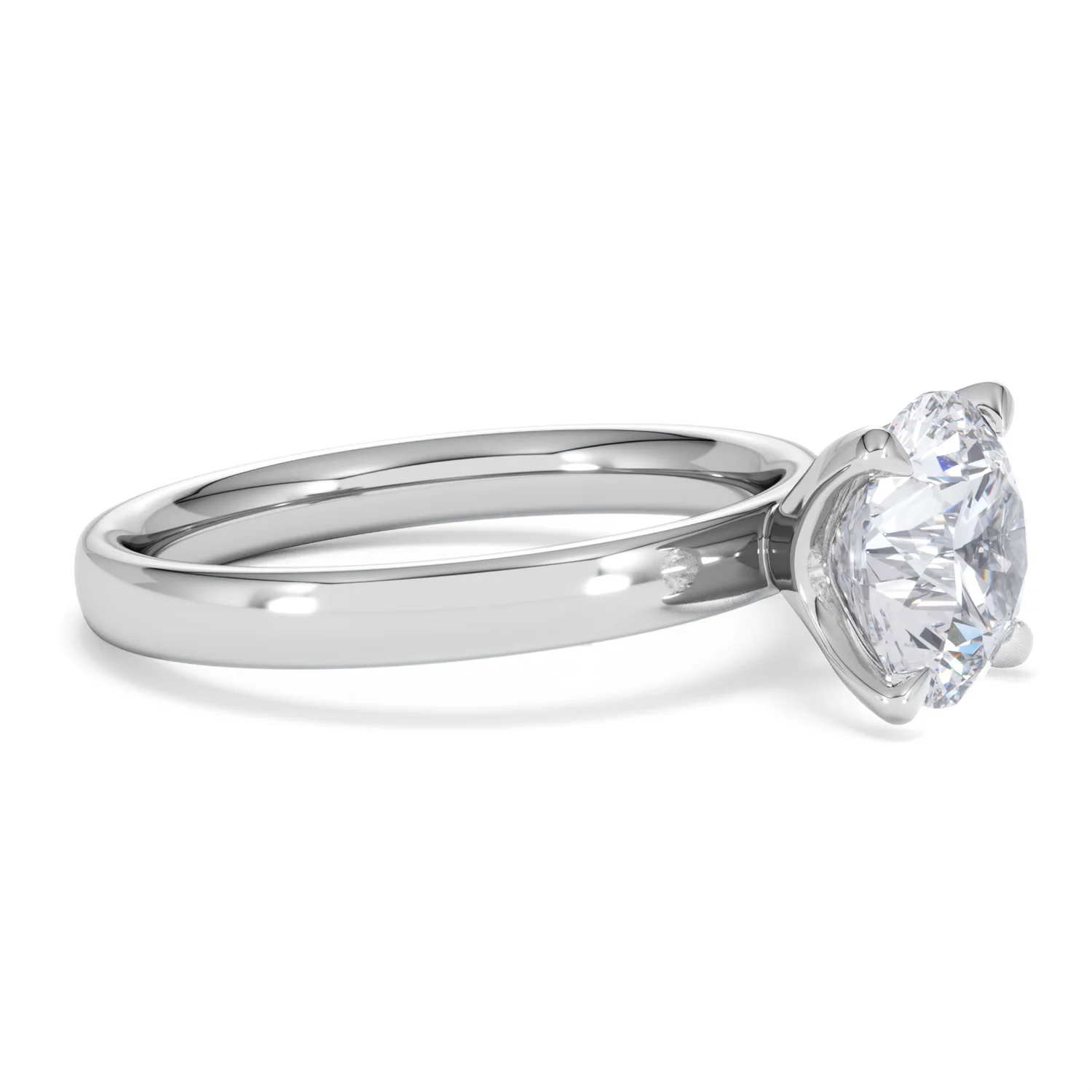 Origin 2.00ct Round Cut Lab Diamond Solitaire Engagement Ring in Platinum - Image 20