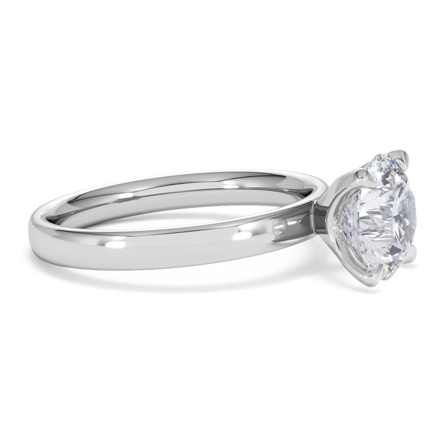 Origin 2.00ct Round Cut Lab Diamond Solitaire Engagement Ring in Platinum - Image 21