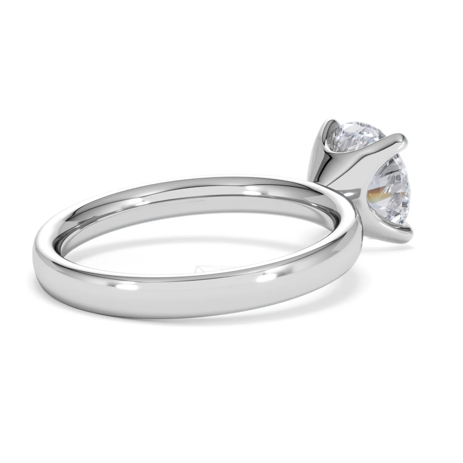 Origin 2.00ct Round Cut Lab Diamond Solitaire Engagement Ring in Platinum - Image 36