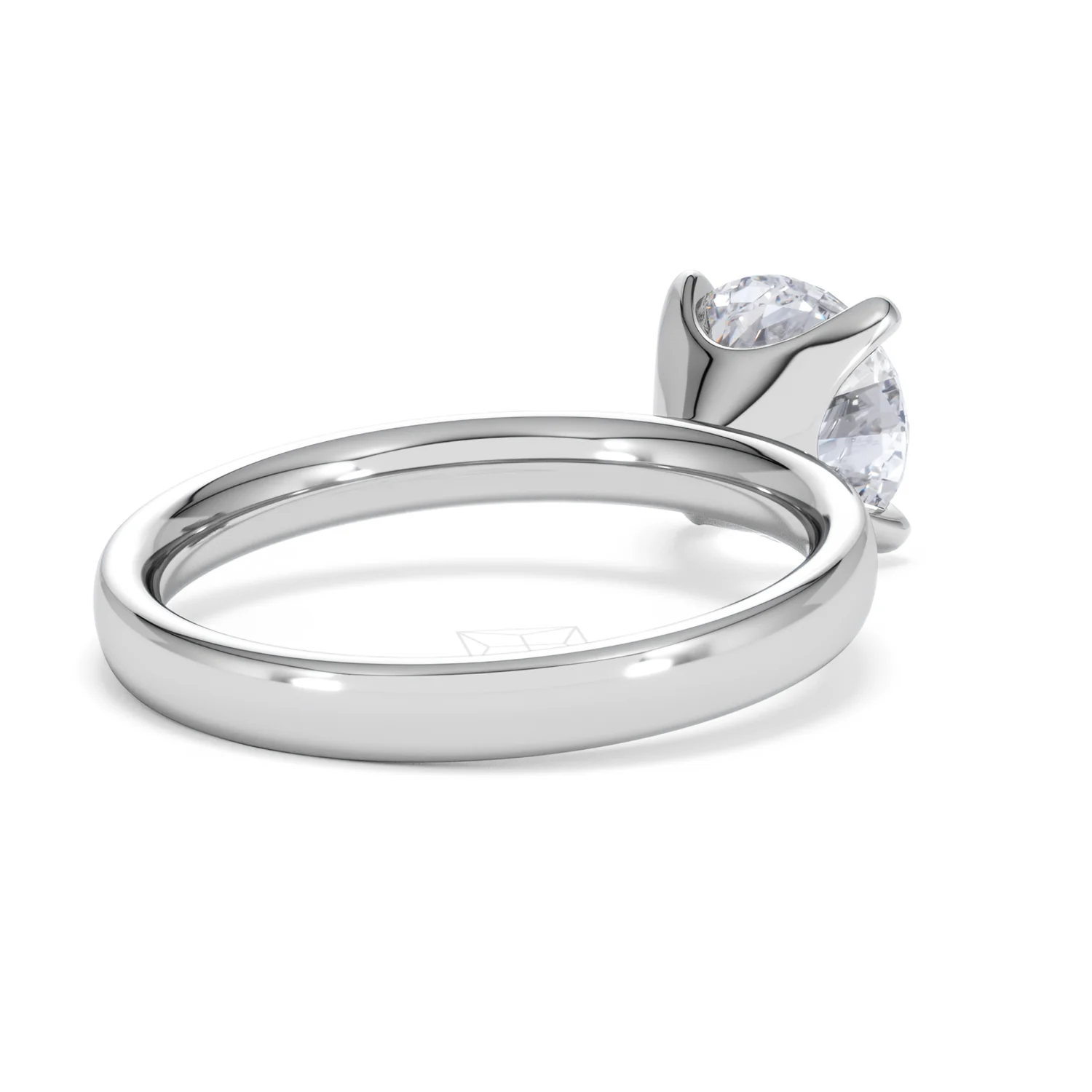 Origin 2.00ct Round Cut Lab Diamond Solitaire Engagement Ring in Platinum - Image 39