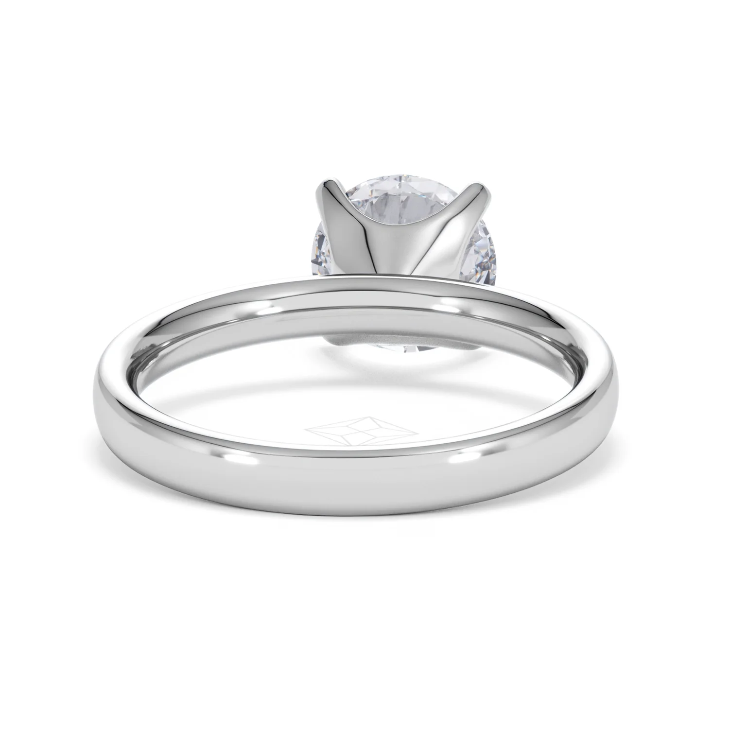 Origin 2.00ct Round Cut Lab Diamond Solitaire Engagement Ring in Platinum - Image 45