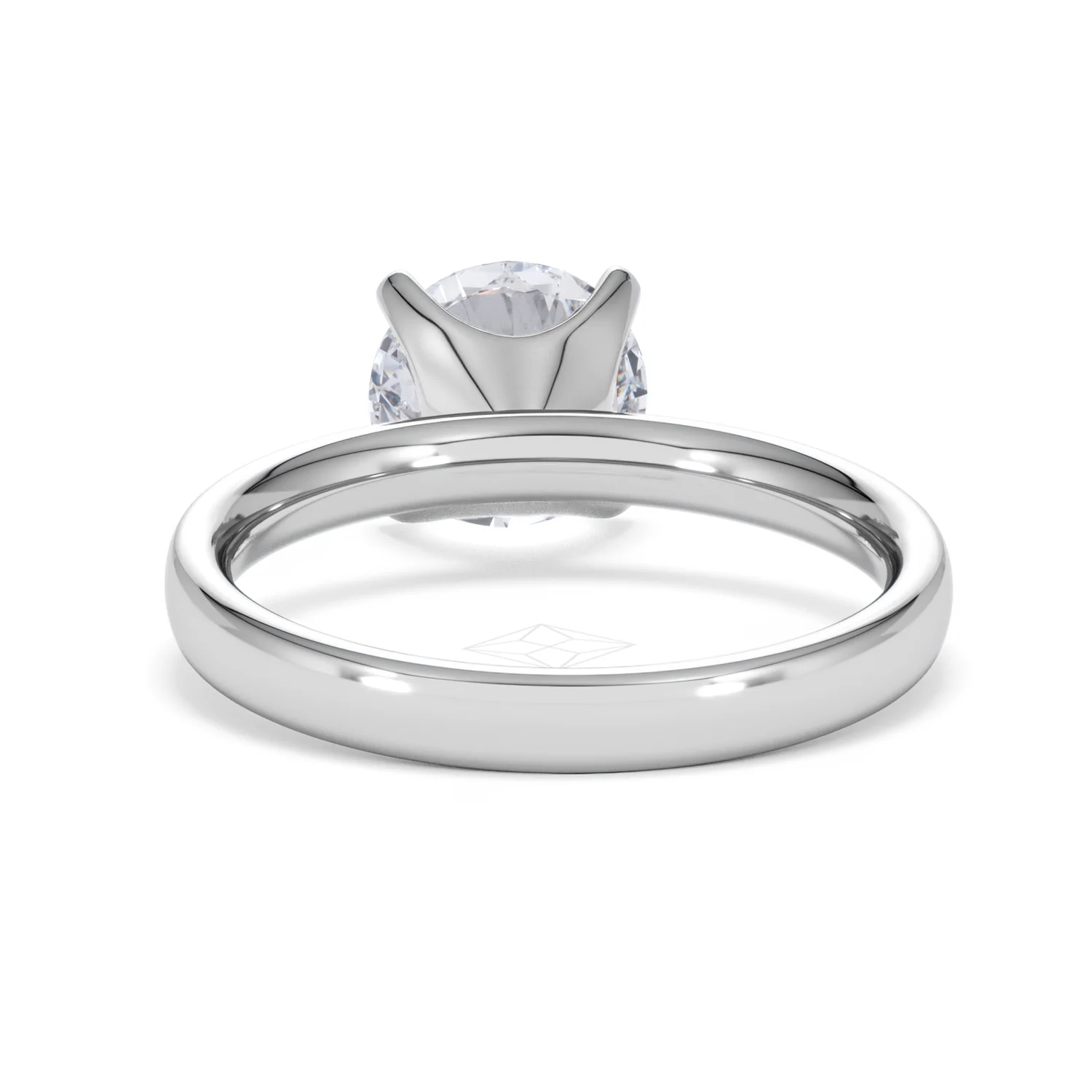 Origin 2.00ct Round Cut Lab Diamond Solitaire Engagement Ring in Platinum - Image 48