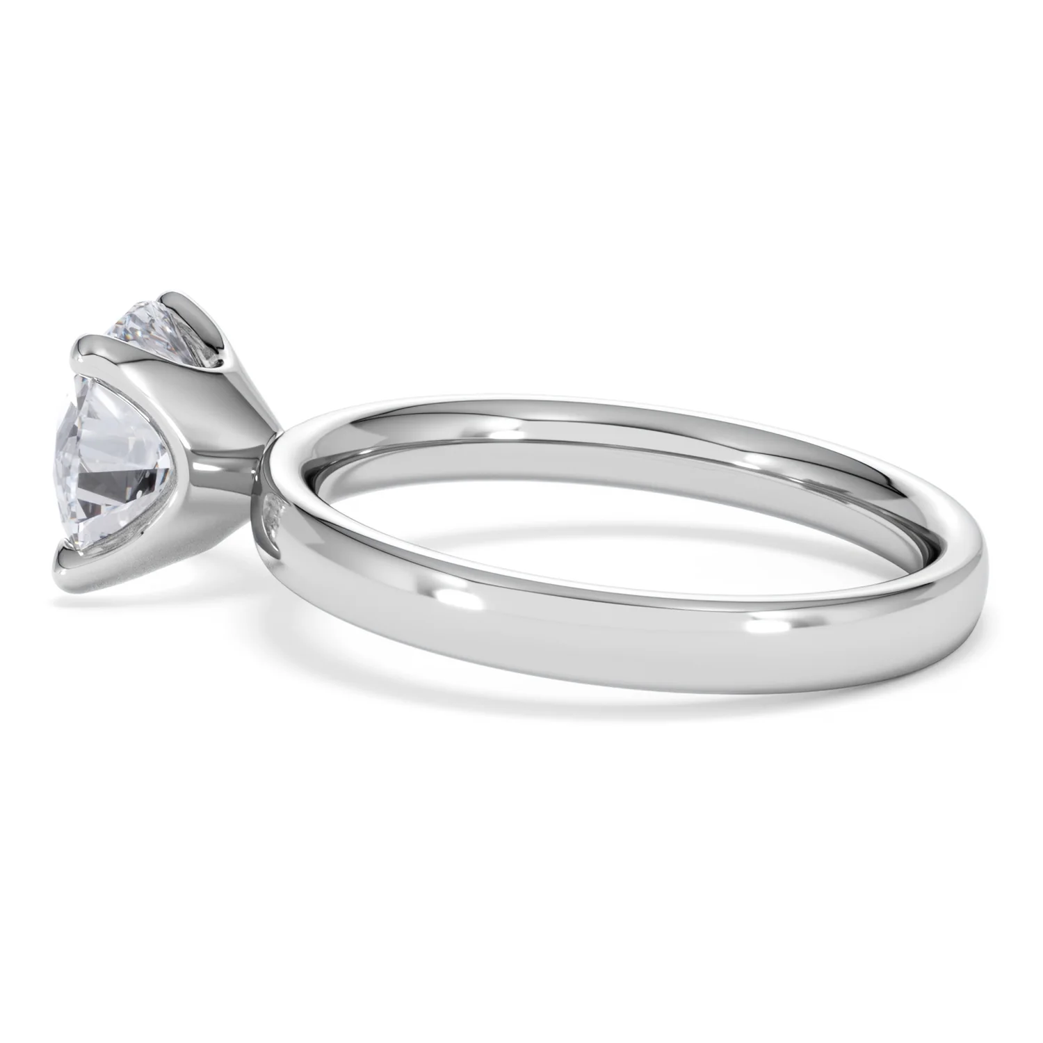 Origin 2.00ct Round Cut Lab Diamond Solitaire Engagement Ring in Platinum - Image 63