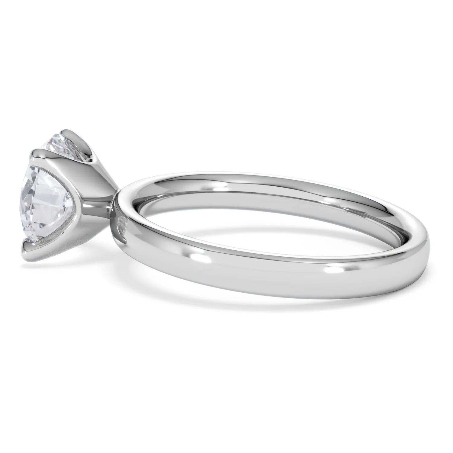 Origin 2.00ct Round Cut Lab Diamond Solitaire Engagement Ring in Platinum - Image 64