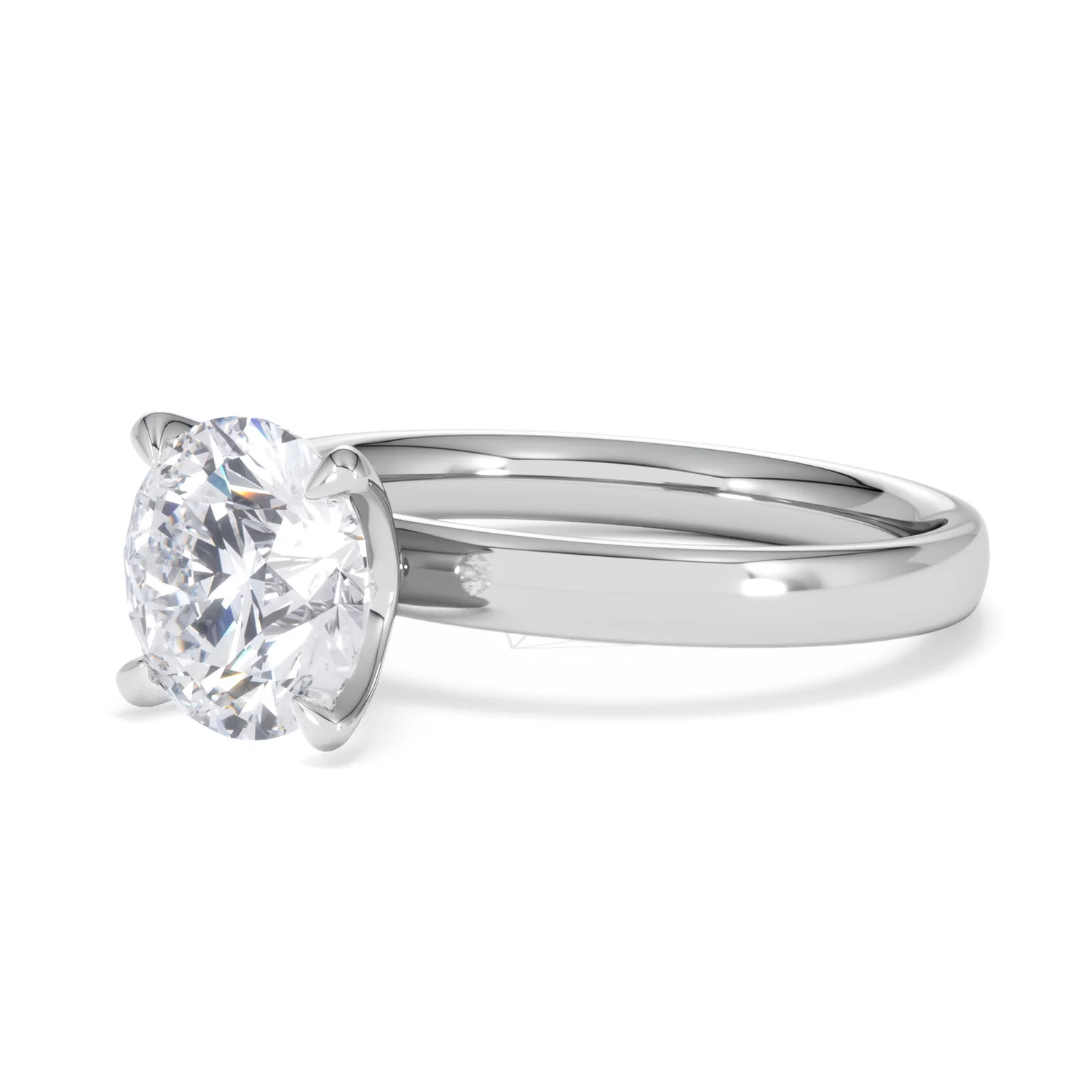 Origin 2.00ct Round Cut Lab Diamond Solitaire Engagement Ring in Platinum - Image 78