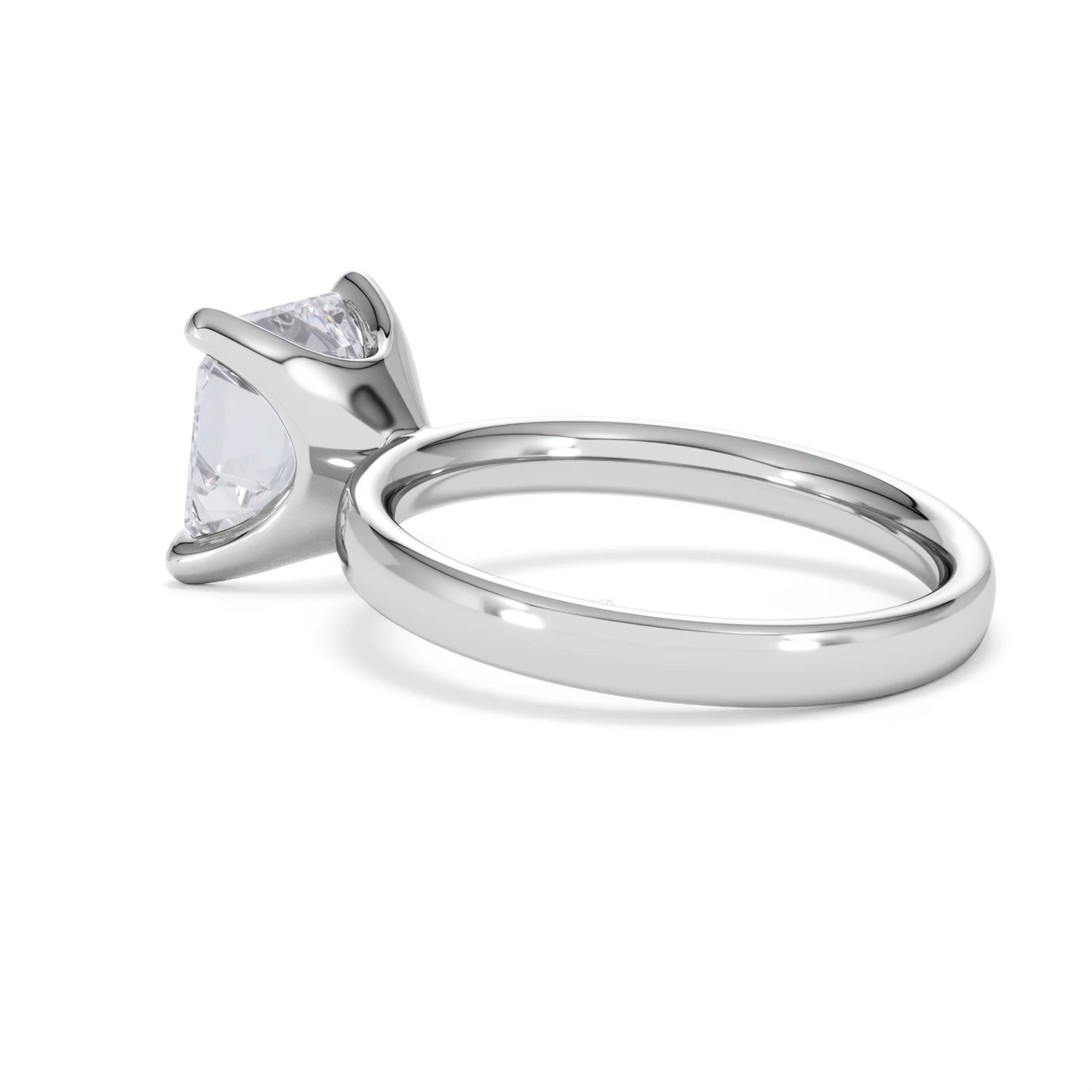 Origin 3.00ct Asscher Cut Lab Diamond Solitaire Engagement Ring in 18K White Gold - Image 59