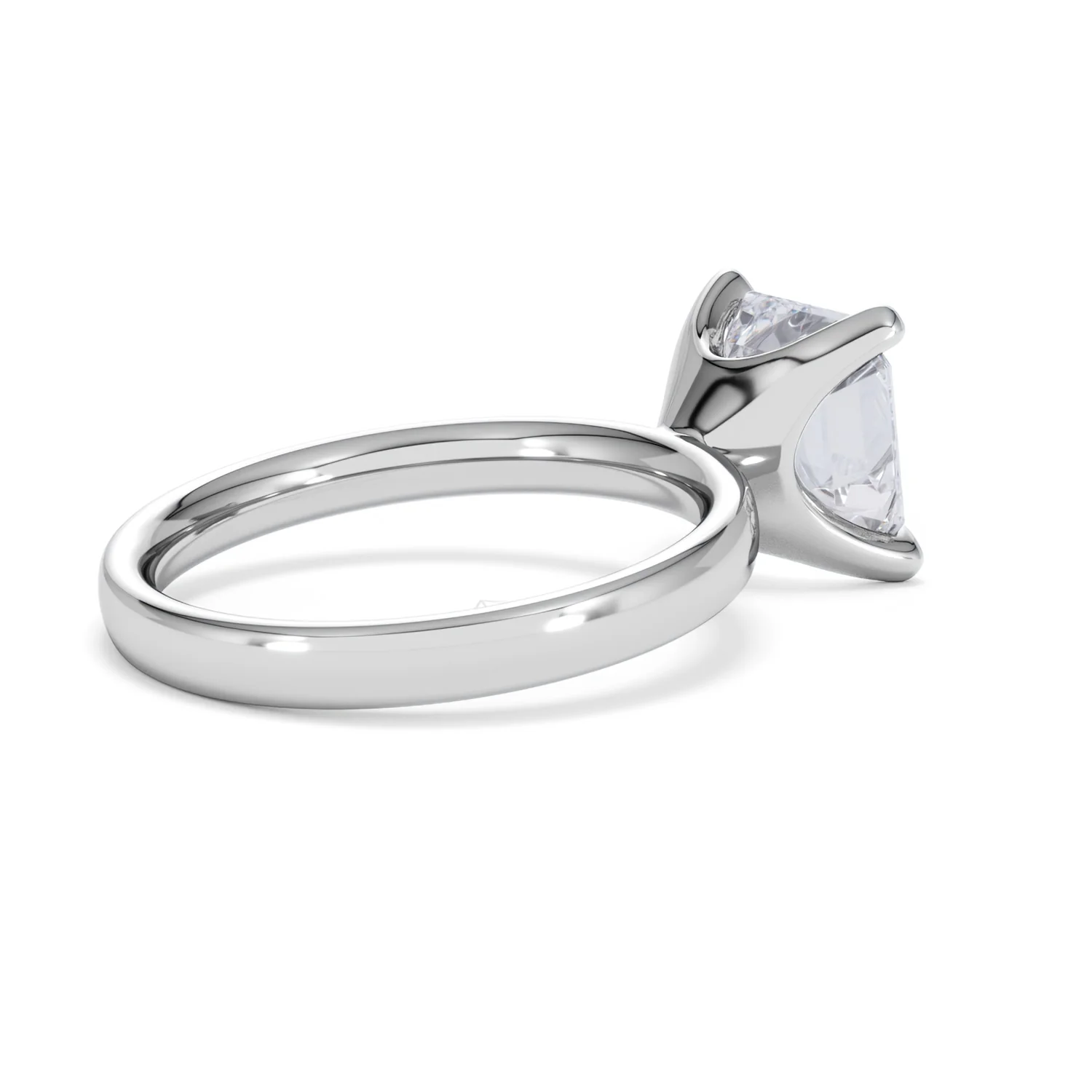 Origin 3.00ct Asscher Cut Lab Diamond Solitaire Engagement Ring in Platinum - Image 35