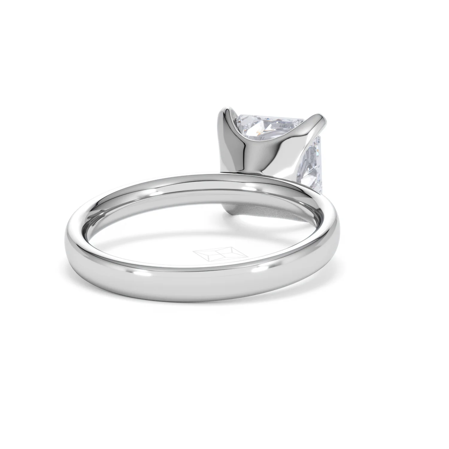 Origin 3.00ct Asscher Cut Lab Diamond Solitaire Engagement Ring in Platinum - Image 42