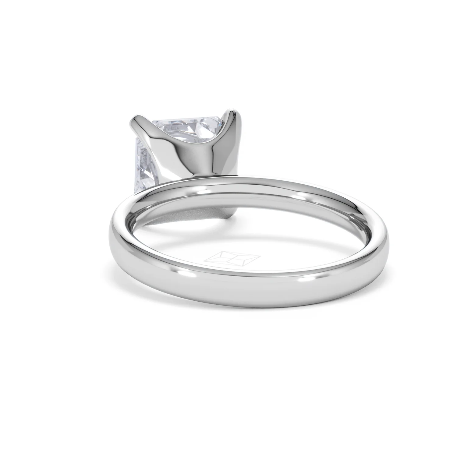 Origin 3.00ct Asscher Cut Lab Diamond Solitaire Engagement Ring in Platinum - Image 51