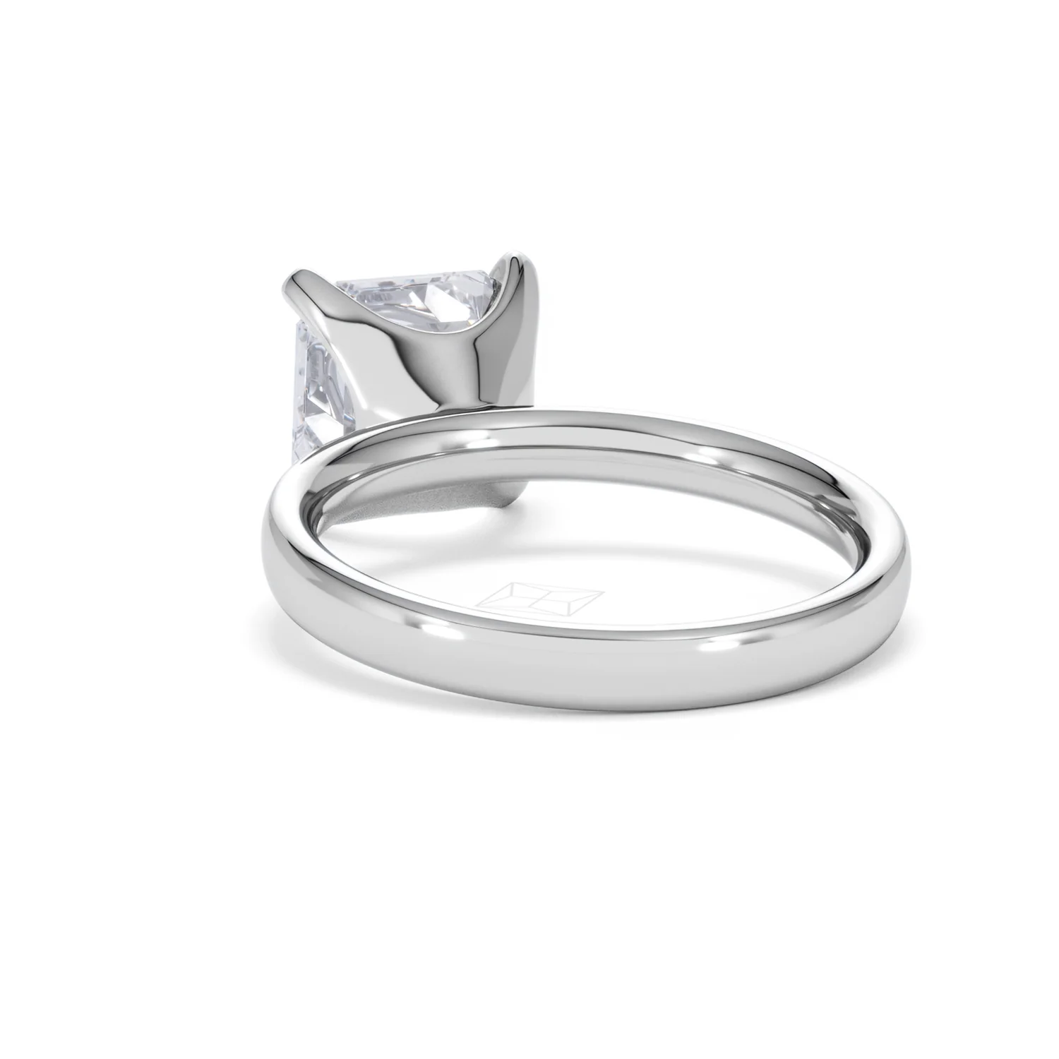 Origin 3.00ct Asscher Cut Lab Diamond Solitaire Engagement Ring in Platinum - Image 52