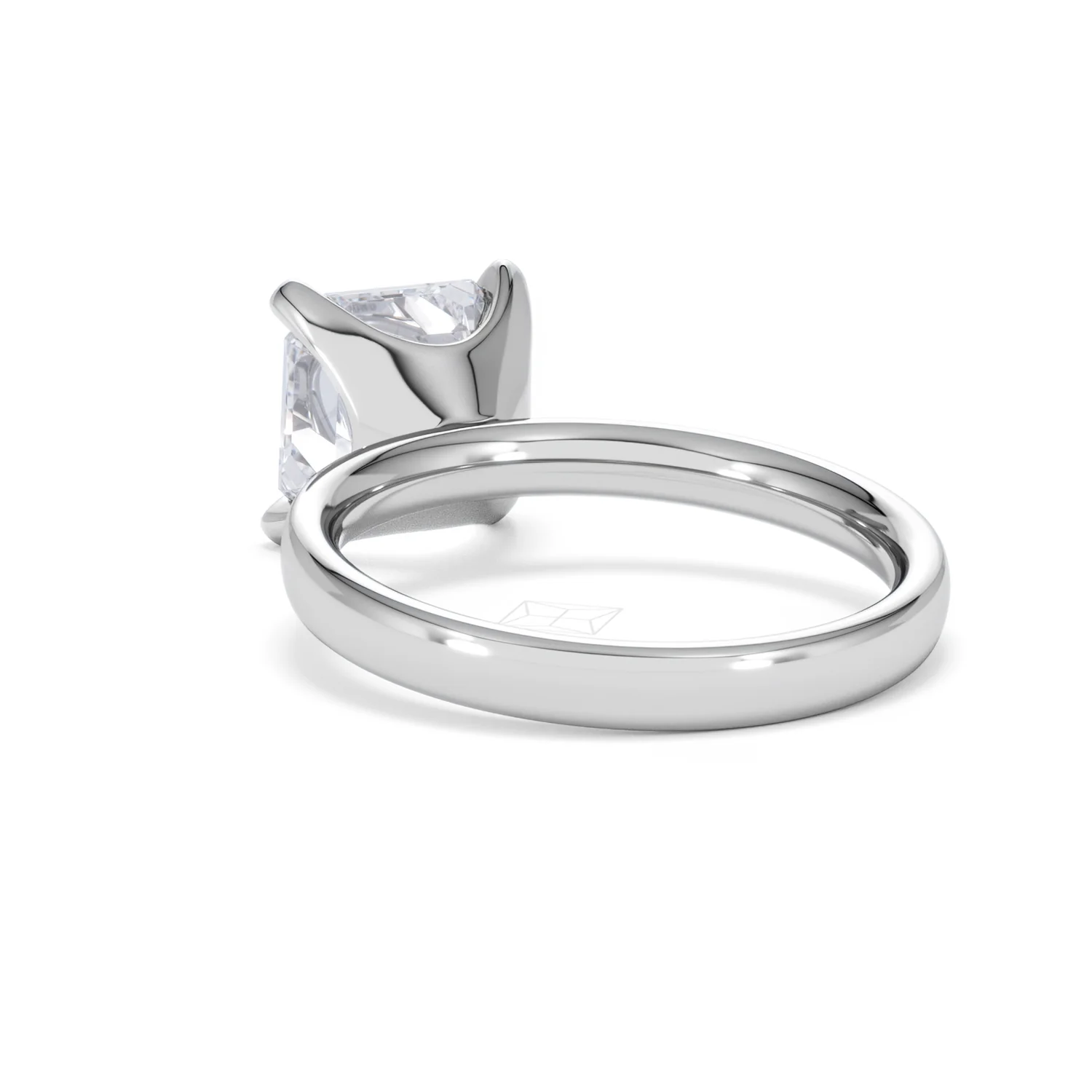 Origin 3.00ct Asscher Cut Lab Diamond Solitaire Engagement Ring in Platinum - Image 53