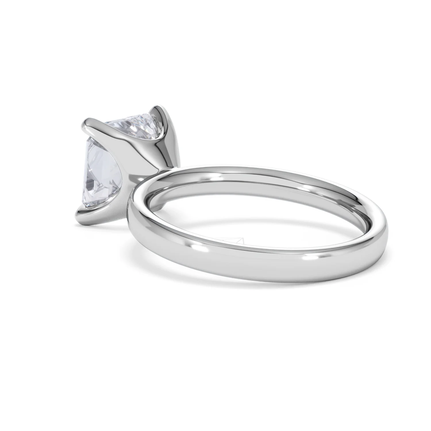 Origin 3.00ct Asscher Cut Lab Diamond Solitaire Engagement Ring in Platinum - Image 57