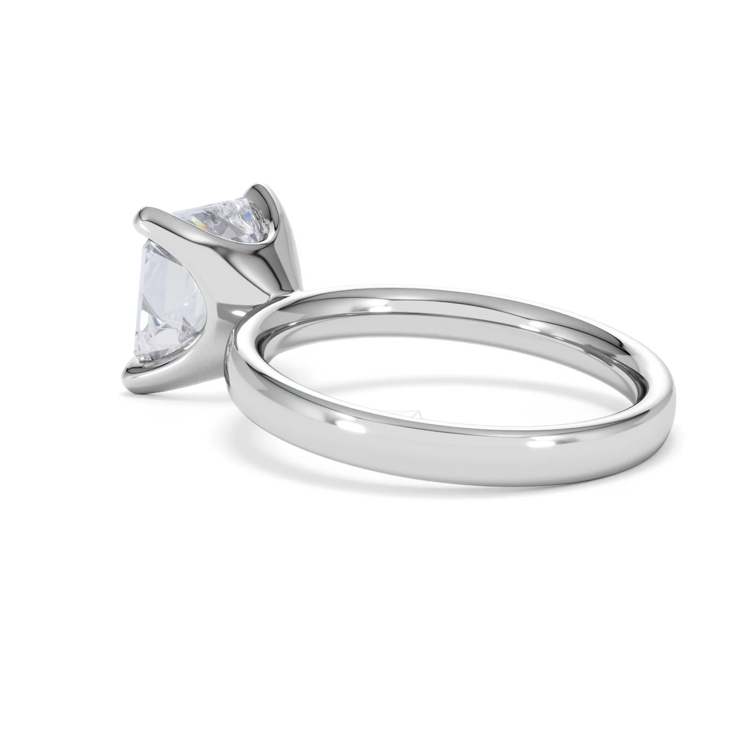 Origin 3.00ct Asscher Cut Lab Diamond Solitaire Engagement Ring in Platinum - Image 58