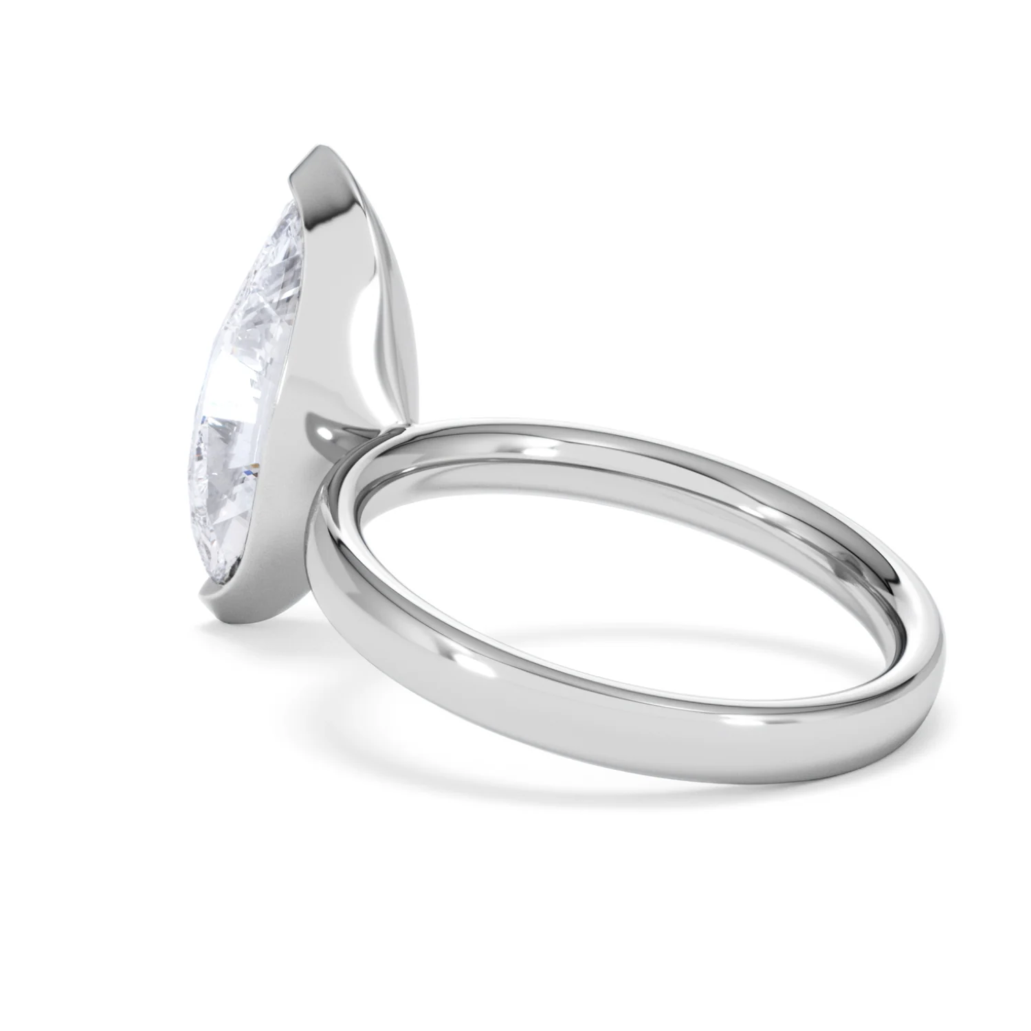 Origin 3.00ct Marquise Cut Lab Diamond Solitaire Engagement Ring in 18K White Gold - Image 58