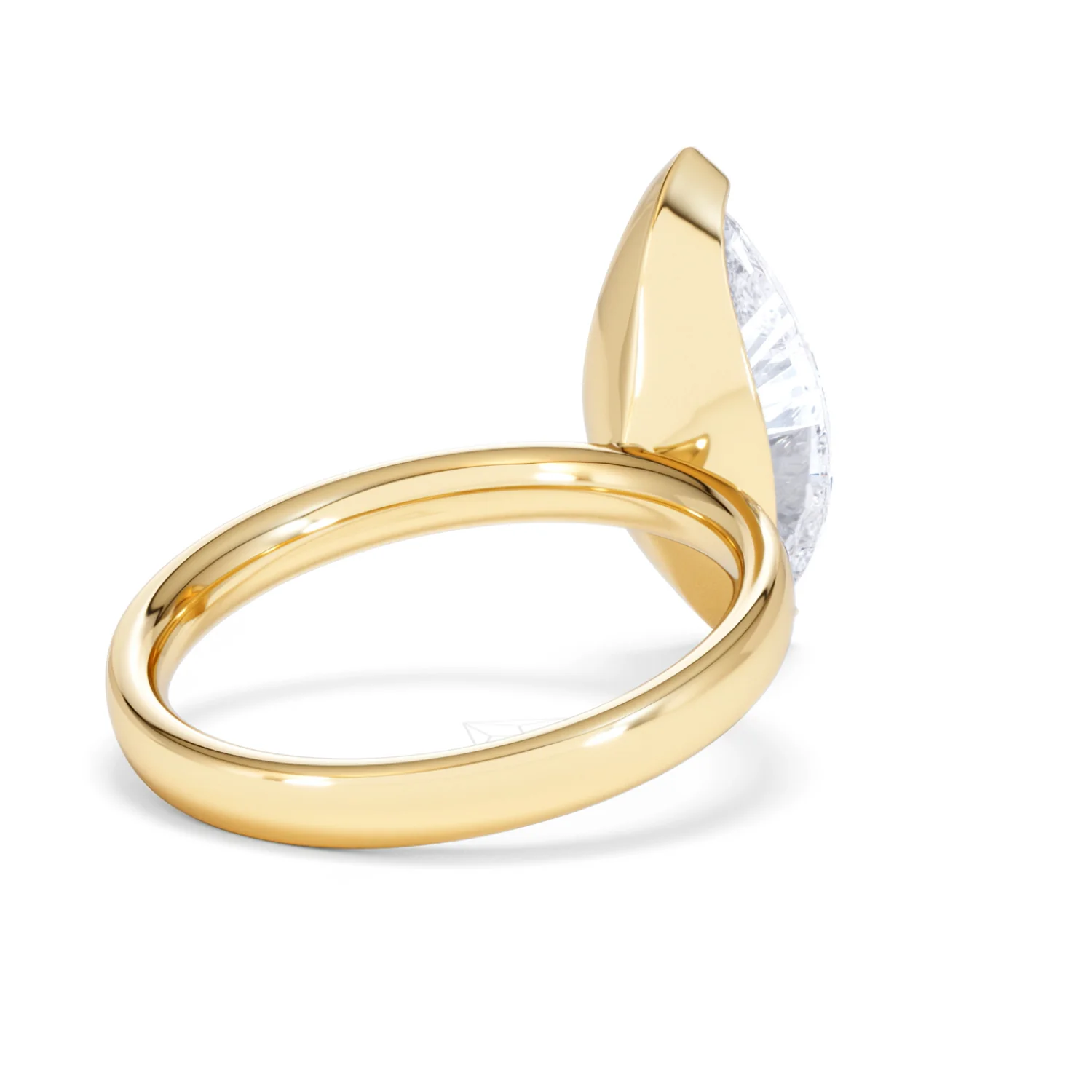 Origin 3.00ct Marquise Cut Lab Diamond Solitaire Engagement Ring in 18K Yellow Gold - Image 39