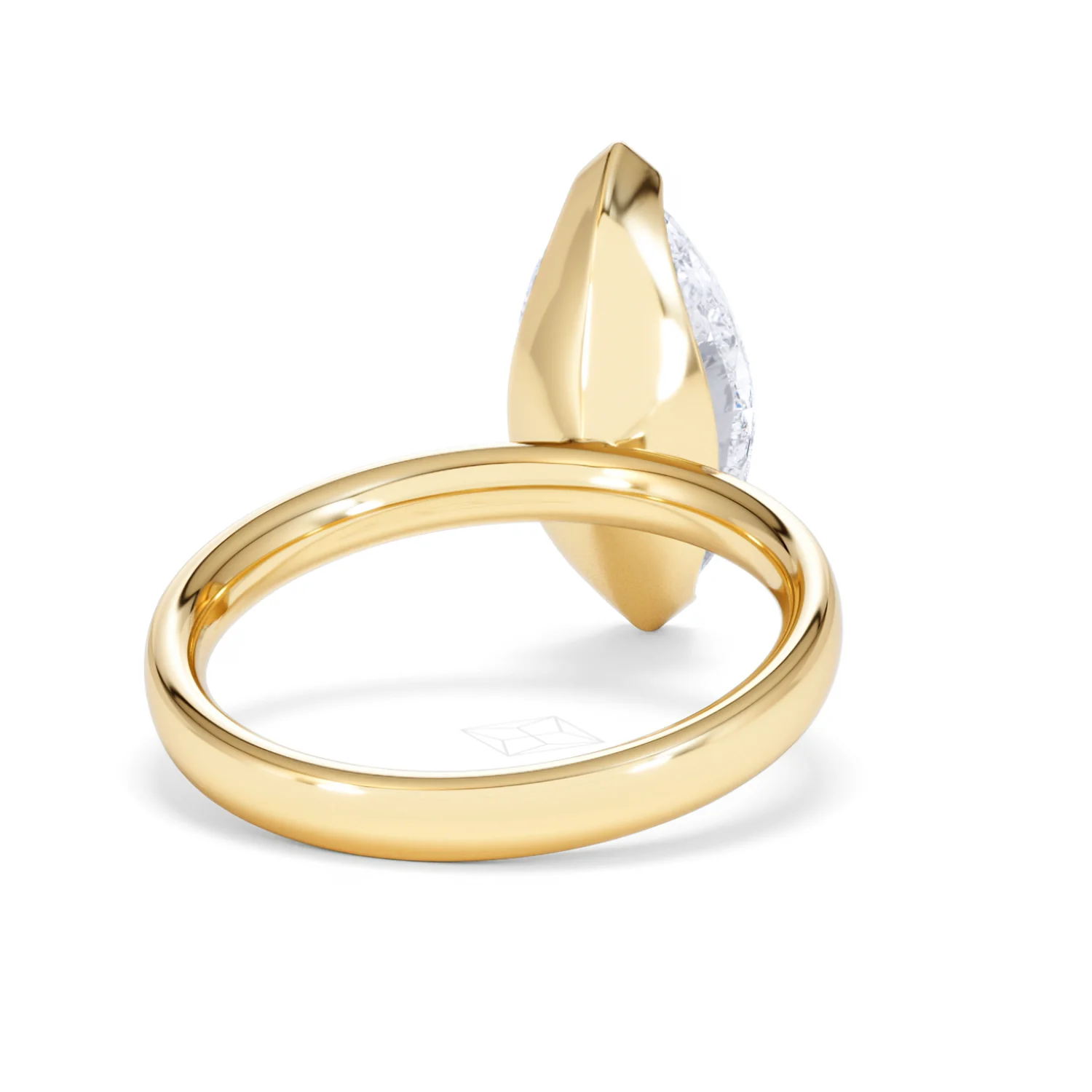 Origin 3.00ct Marquise Cut Lab Diamond Solitaire Engagement Ring in 18K Yellow Gold - Image 43
