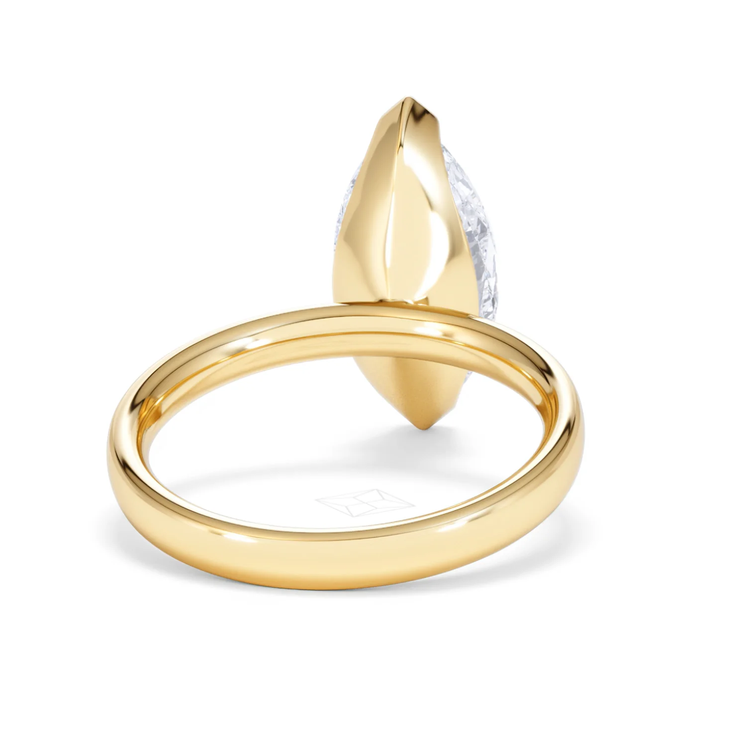 Origin 3.00ct Marquise Cut Lab Diamond Solitaire Engagement Ring in 18K Yellow Gold - Image 44