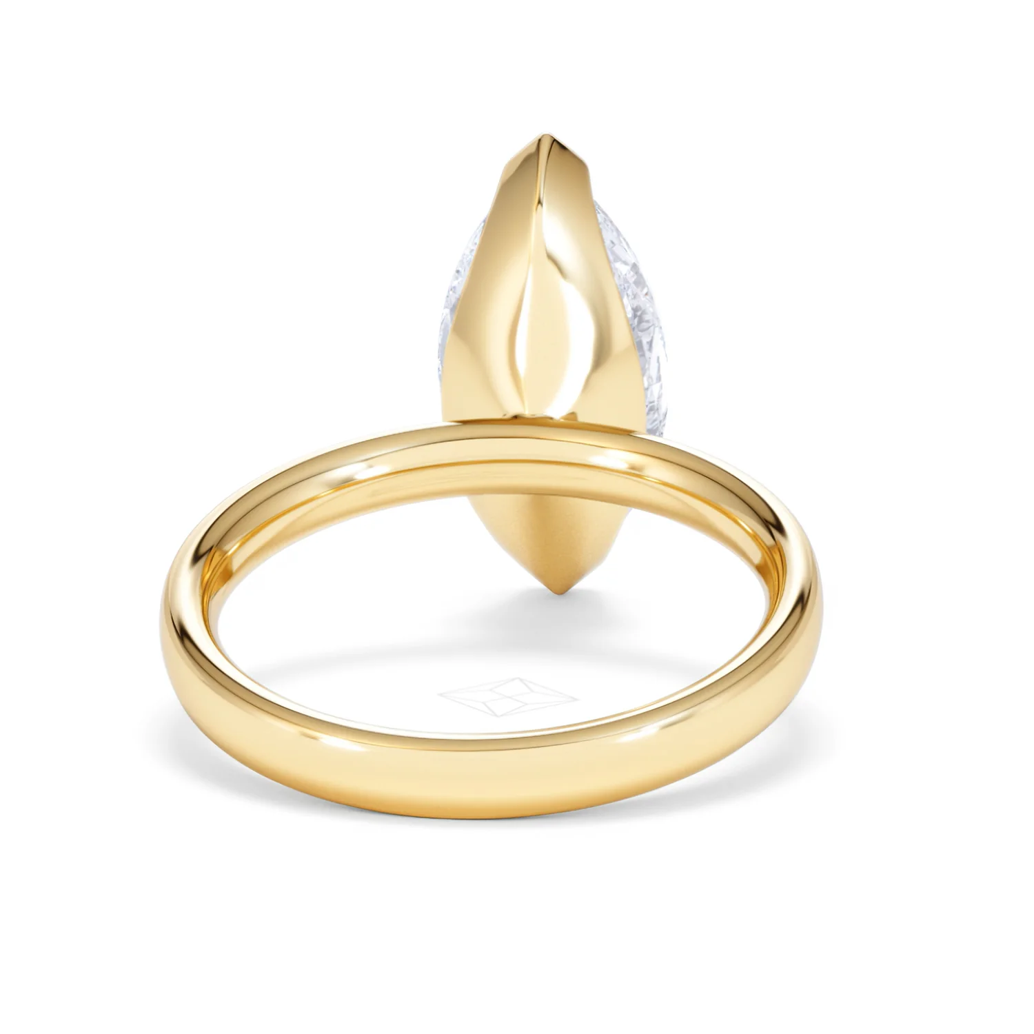 Origin 3.00ct Marquise Cut Lab Diamond Solitaire Engagement Ring in 18K Yellow Gold - Image 45