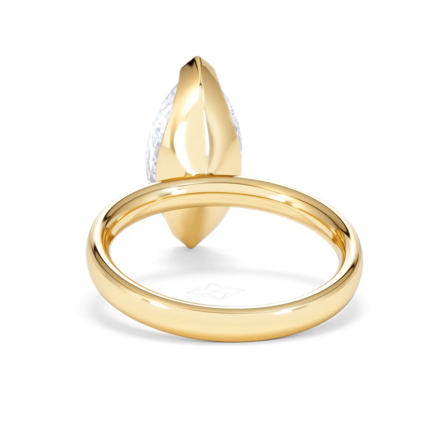 Origin 3.00ct Marquise Cut Lab Diamond Solitaire Engagement Ring in 18K Yellow Gold - Image 49