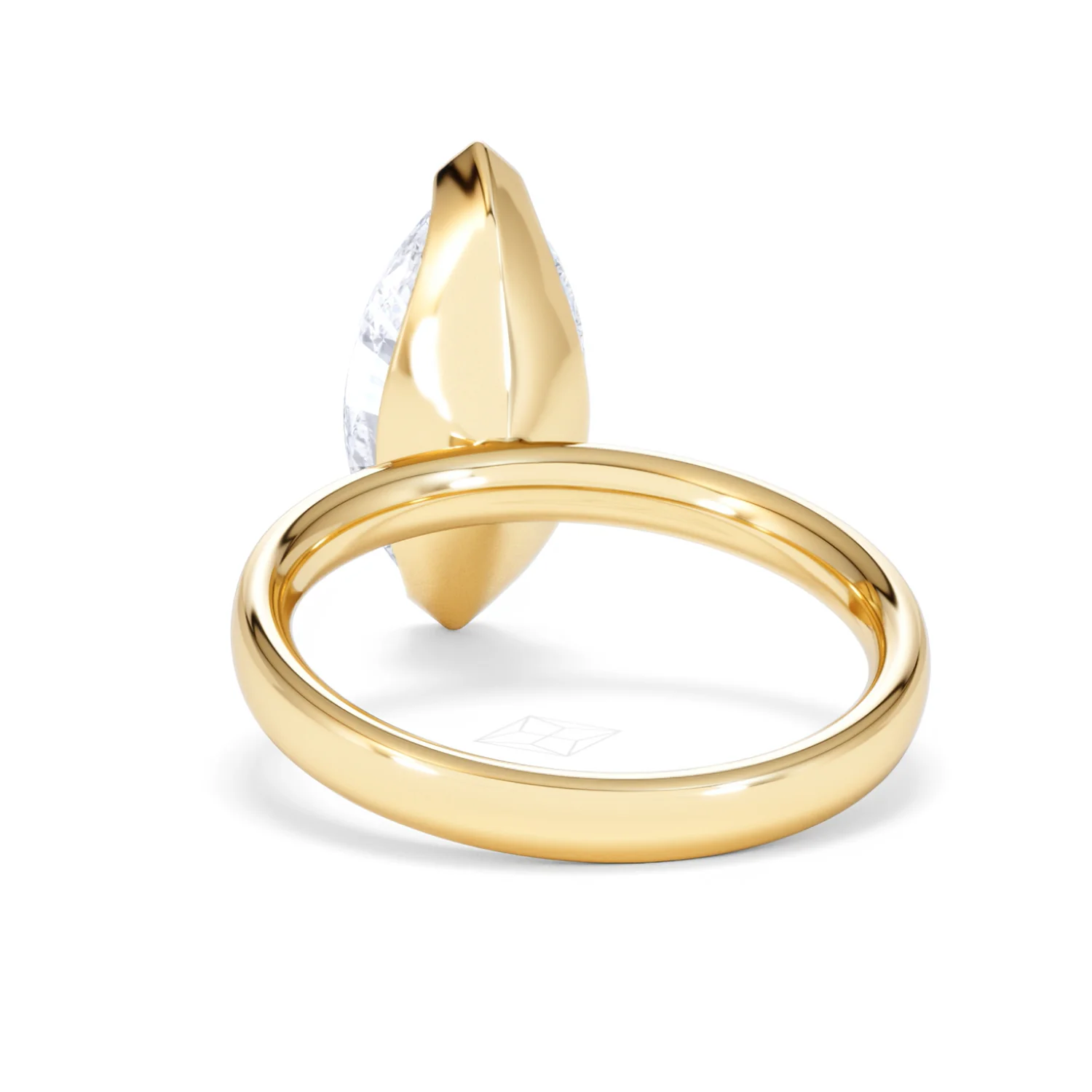 Origin 3.00ct Marquise Cut Lab Diamond Solitaire Engagement Ring in 18K Yellow Gold - Image 50