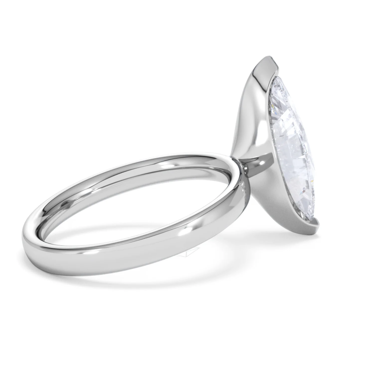 Origin 3.00ct Marquise Cut Lab Diamond Solitaire Engagement Ring in Platinum - Image 32
