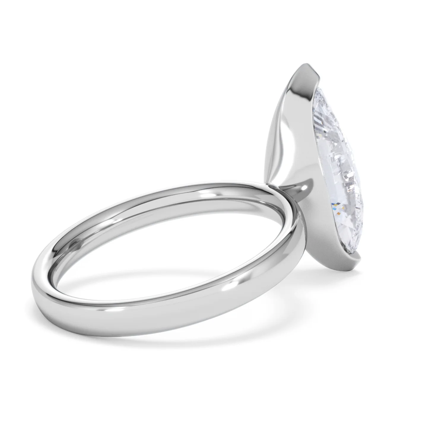 Origin 3.00ct Marquise Cut Lab Diamond Solitaire Engagement Ring in Platinum - Image 35