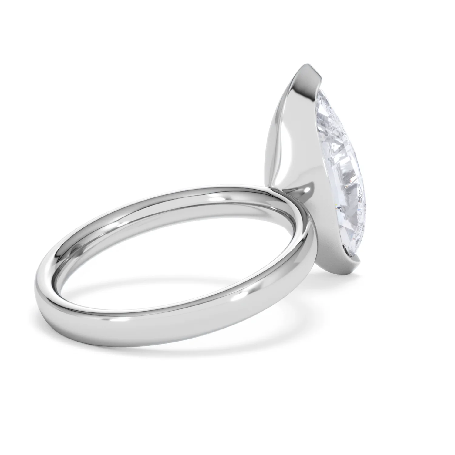 Origin 3.00ct Marquise Cut Lab Diamond Solitaire Engagement Ring in Platinum - Image 36