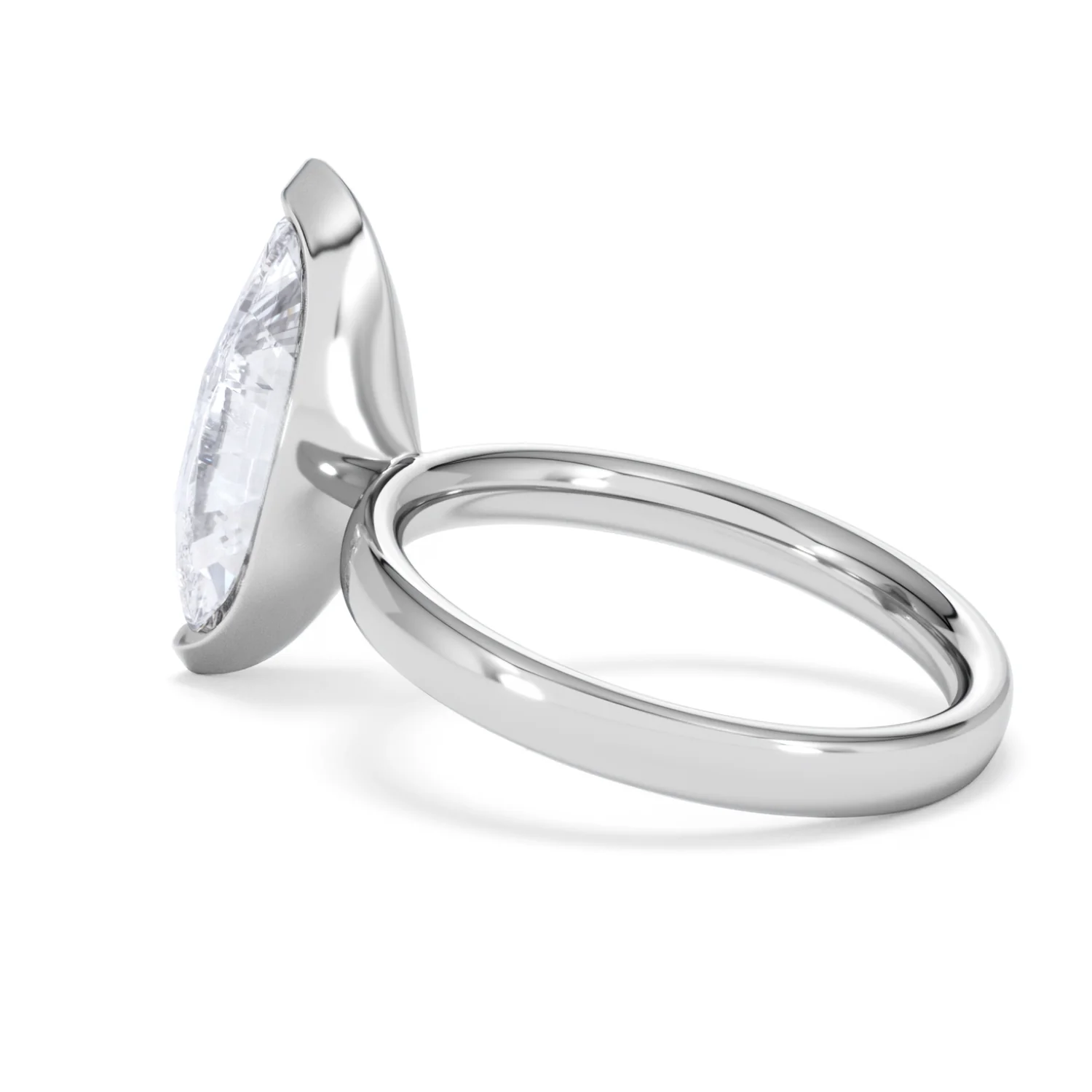 Origin 3.00ct Marquise Cut Lab Diamond Solitaire Engagement Ring in Platinum - Image 60