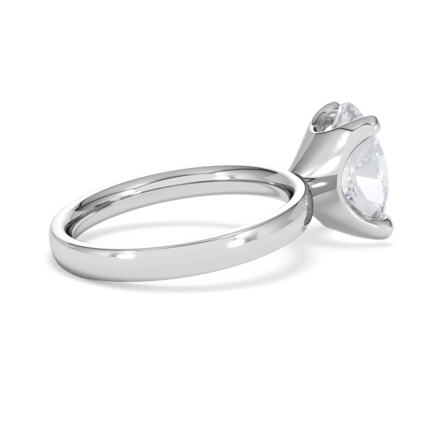 Origin 3.00ct Oval Cut Lab Diamond Solitaire Engagement Ring in Platinum - Image 32