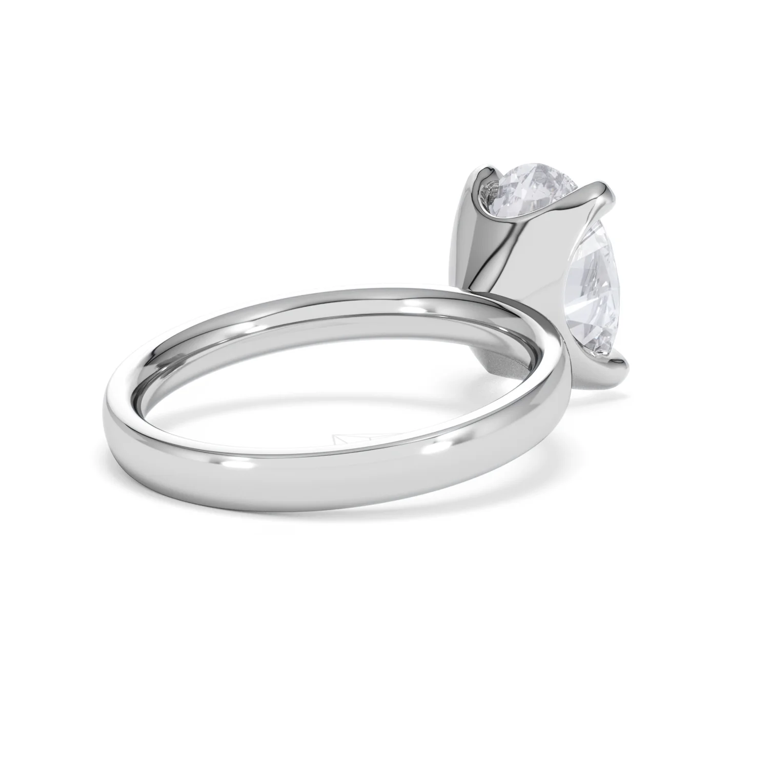 Origin 3.00ct Oval Cut Lab Diamond Solitaire Engagement Ring in Platinum - Image 38