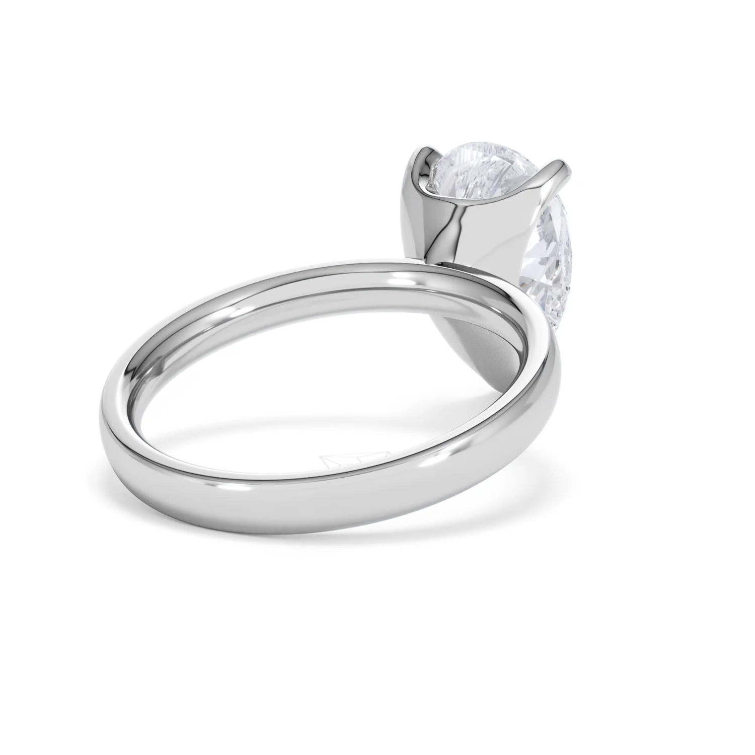 Origin 3.00ct Pear Cut Lab Diamond Solitaire Engagement Ring in Platinum - Image 40