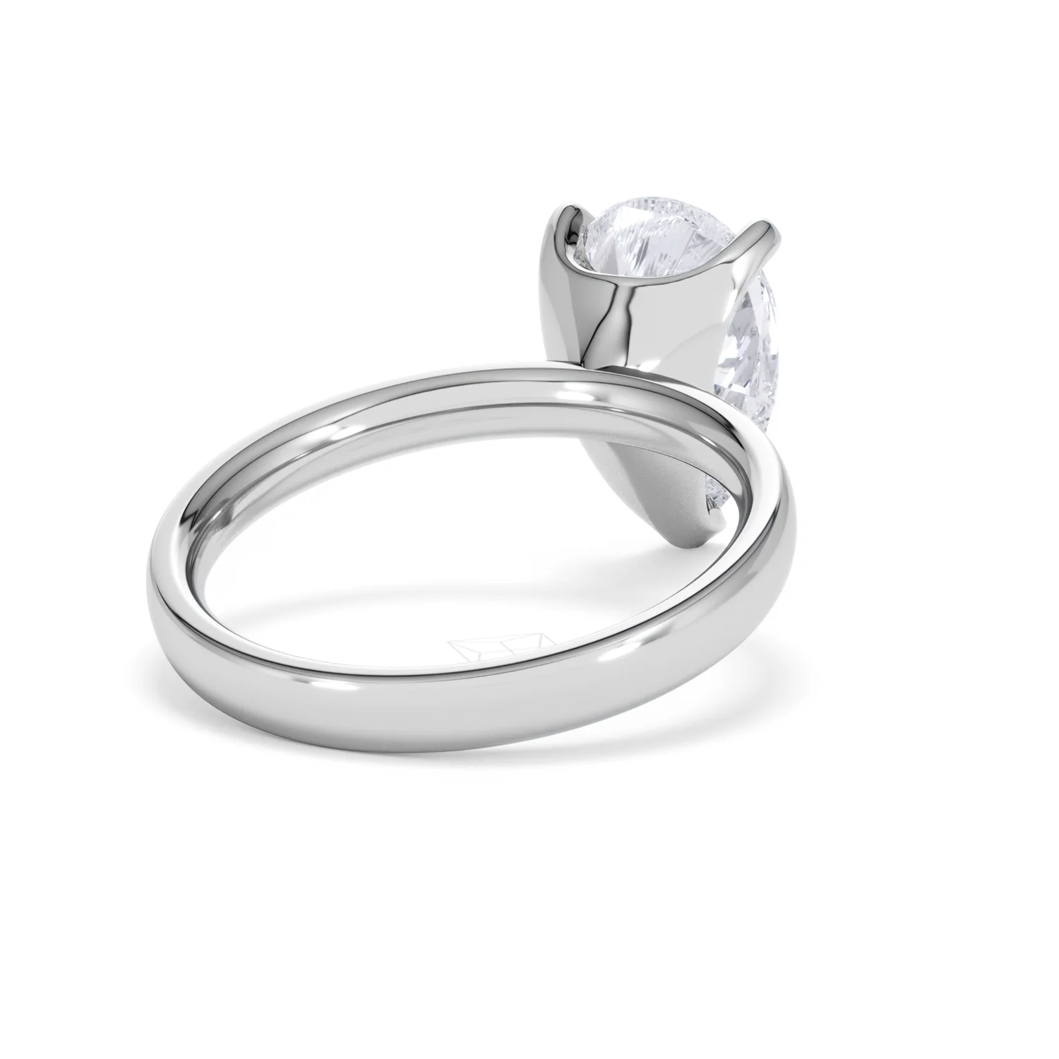 Origin 3.00ct Pear Cut Lab Diamond Solitaire Engagement Ring in Platinum - Image 41