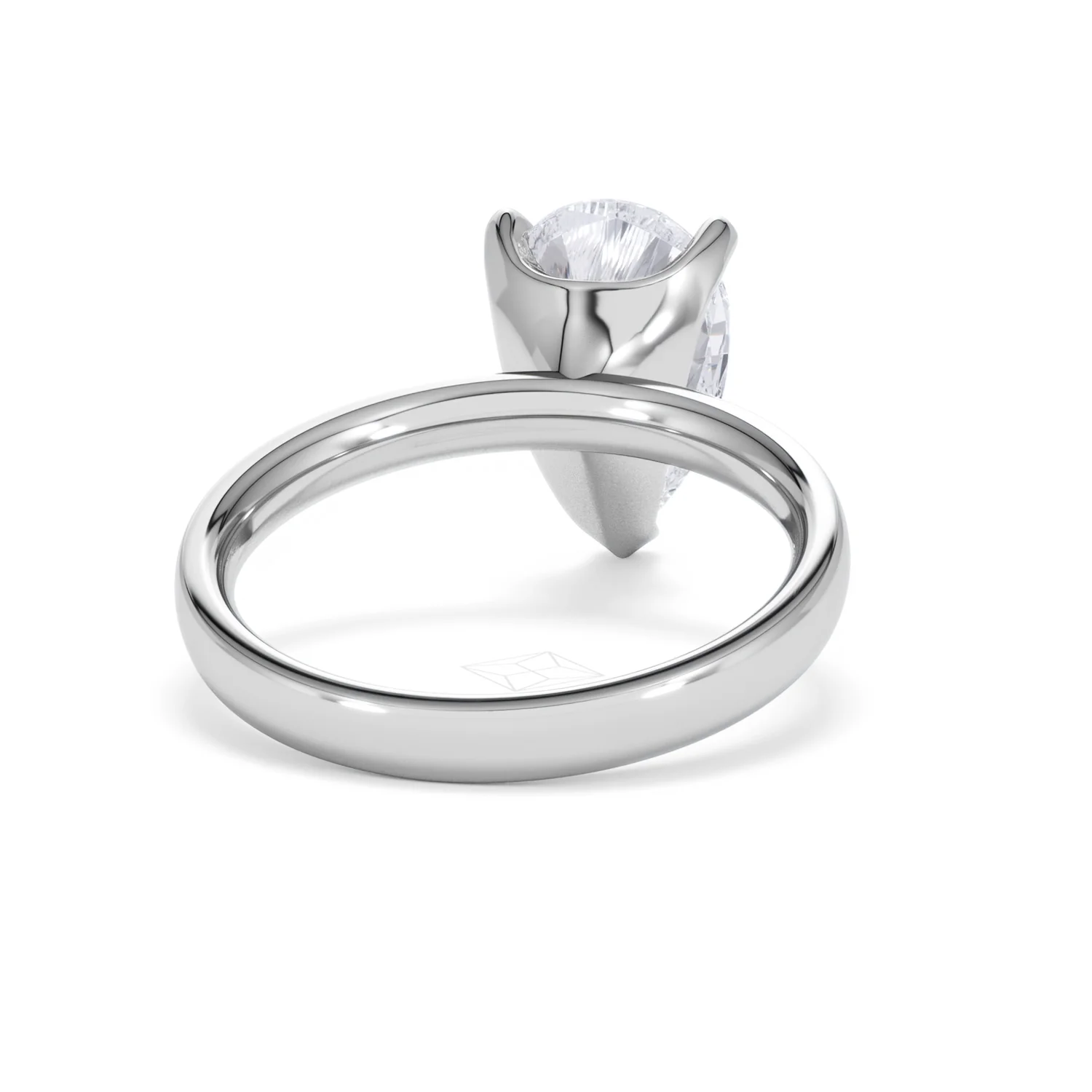 Origin 3.00ct Pear Cut Lab Diamond Solitaire Engagement Ring in Platinum - Image 44