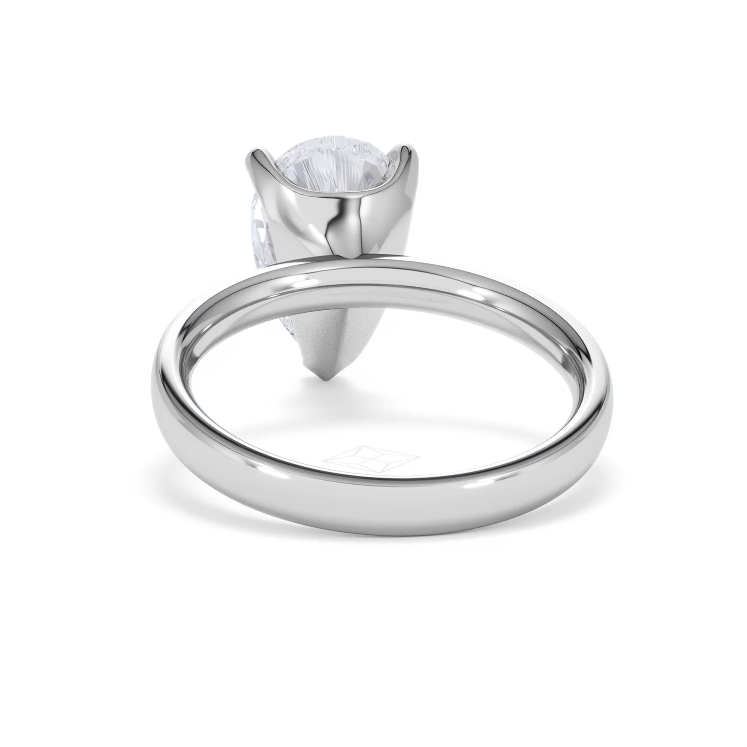 Origin 3.00ct Pear Cut Lab Diamond Solitaire Engagement Ring in Platinum - Image 49
