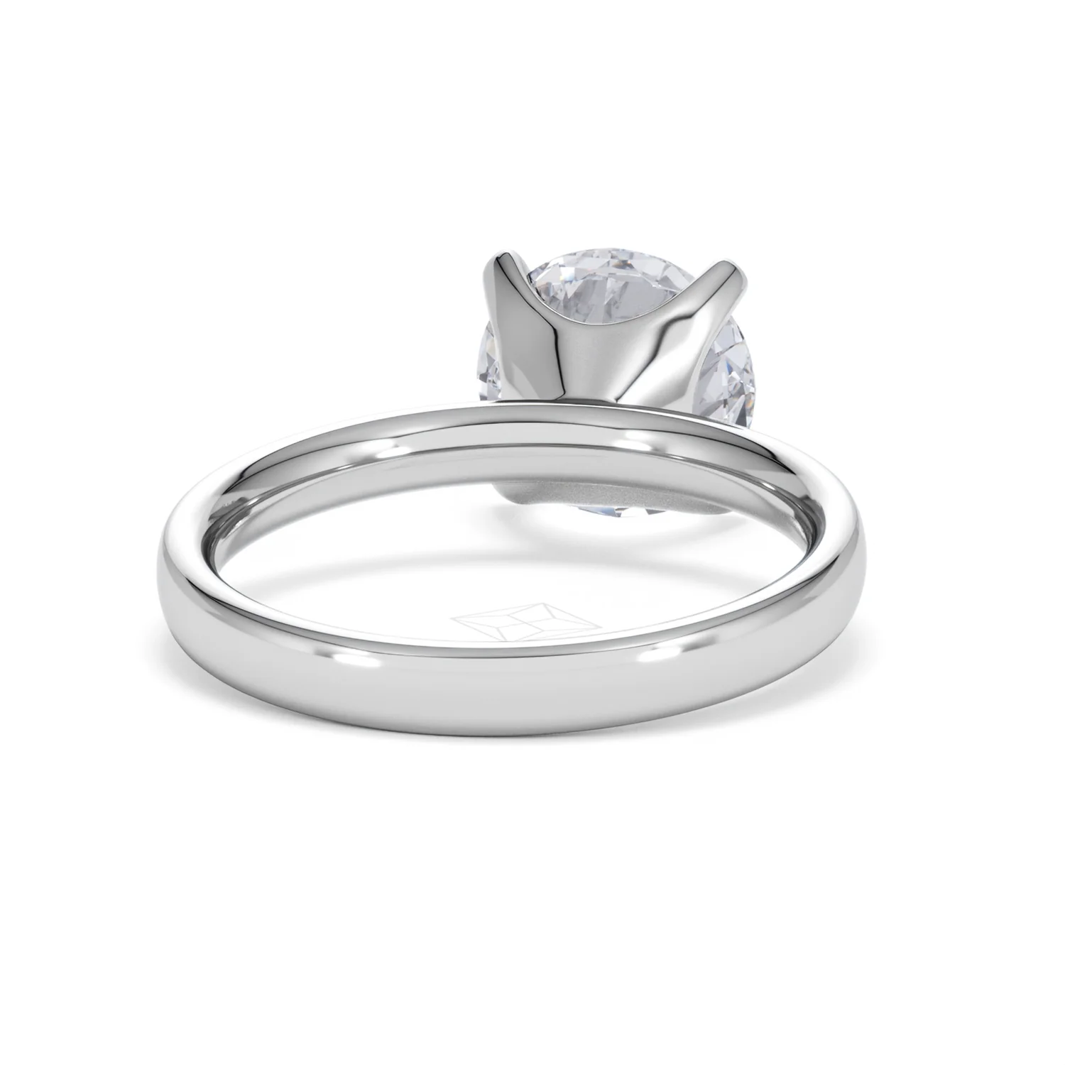 Origin 3.00ct Round Cut Lab Diamond Solitaire Engagement Ring in 18K White Gold - Image 44